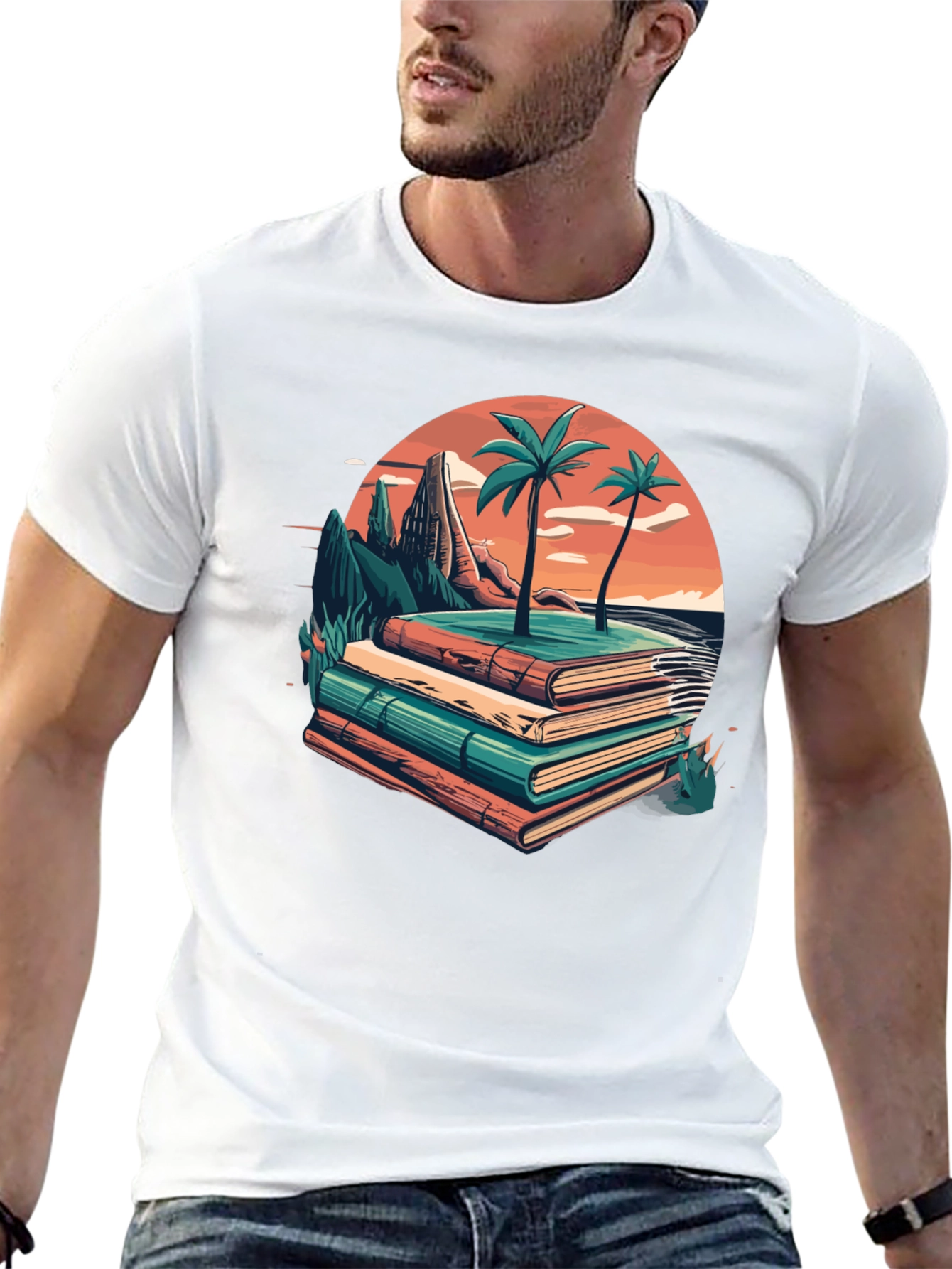 Island Books T-Shirt - Literary Getaway