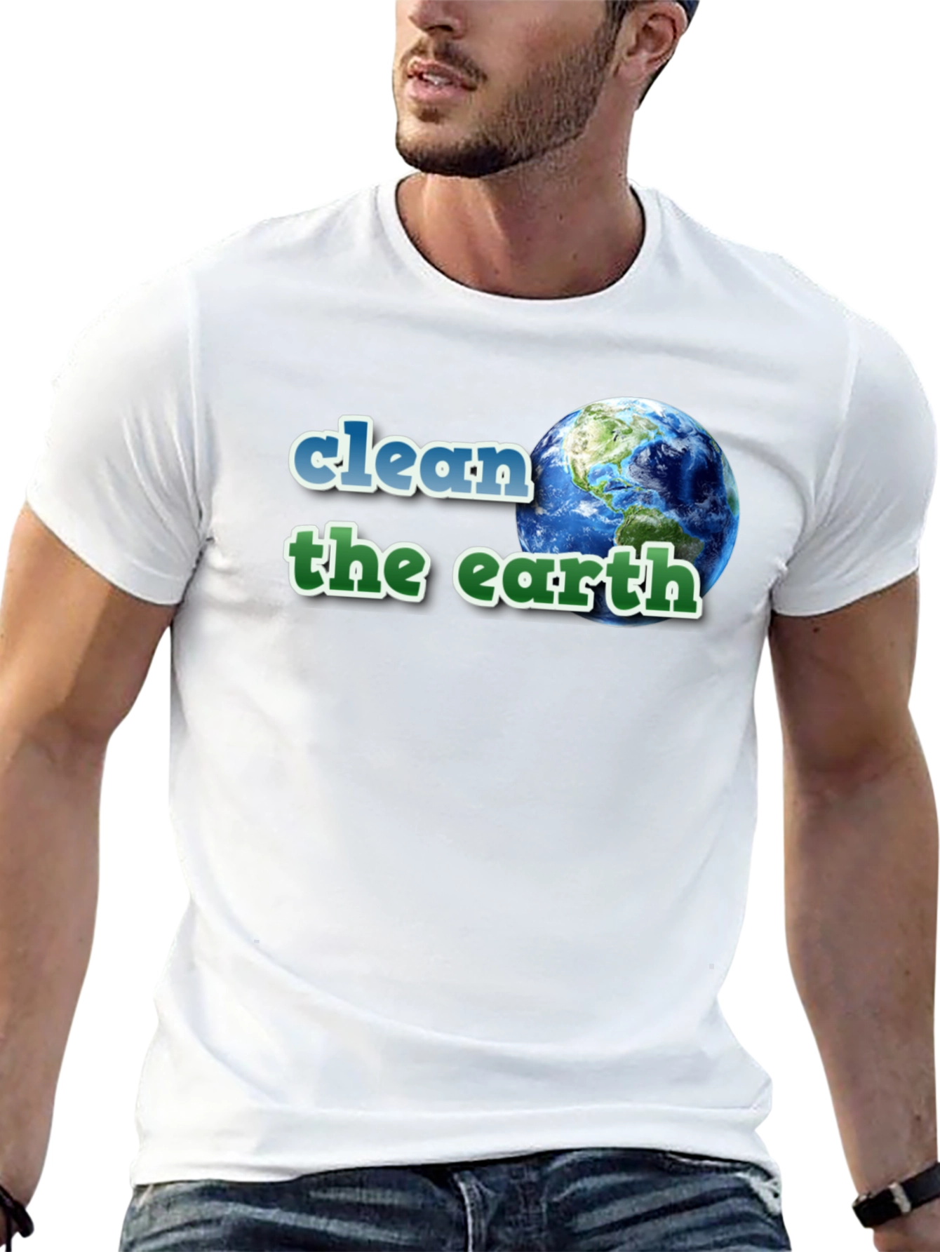 Clean the Earth Graphic T-Shirt