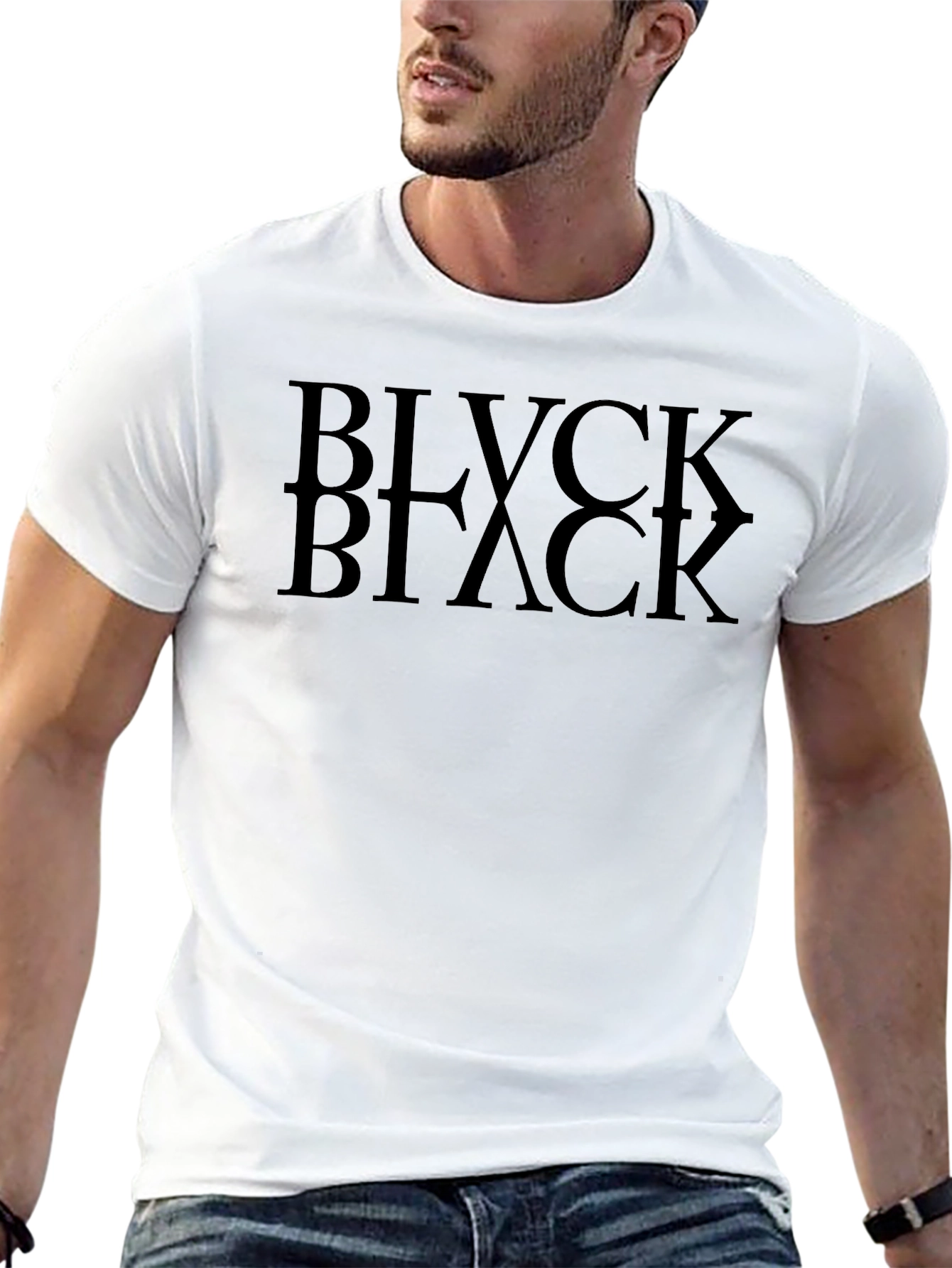 Black BLVCK T-Shirt - Modern Graphic Tee