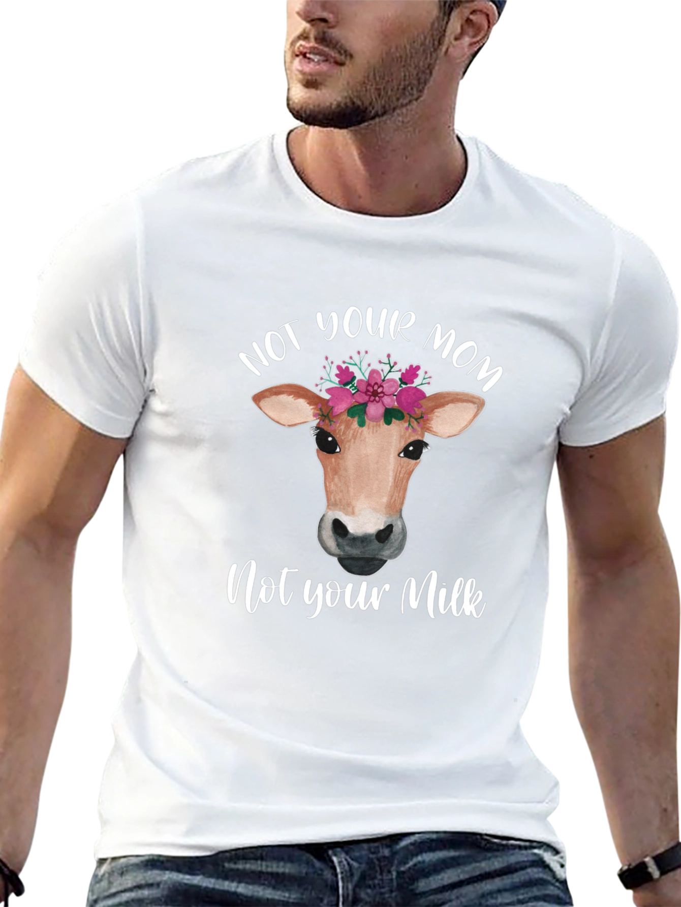 Not Your Mom Not Your Milk Vegan T-Shirt