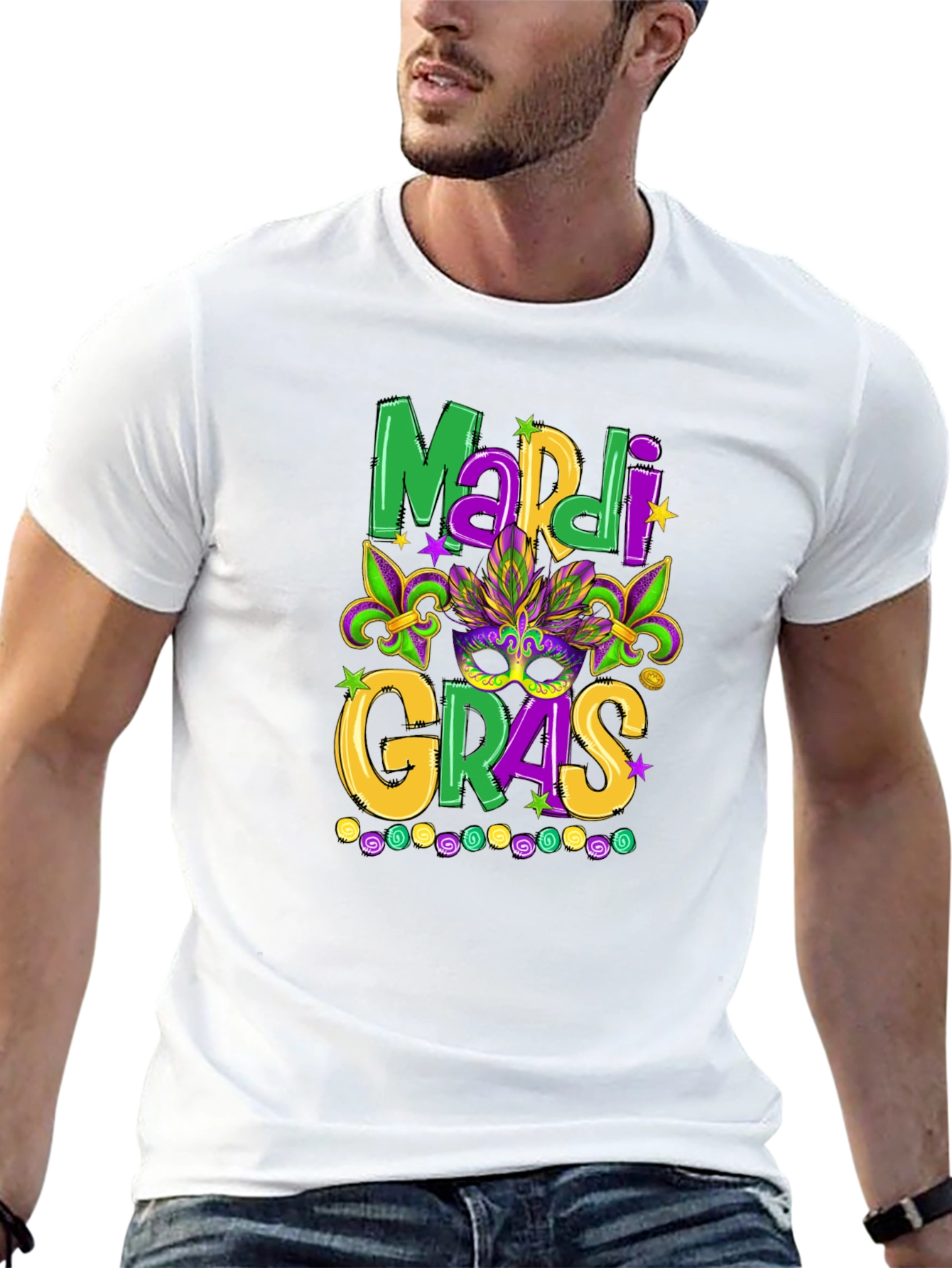Mardi Gras T-Shirt - Festive Celebration Tee
