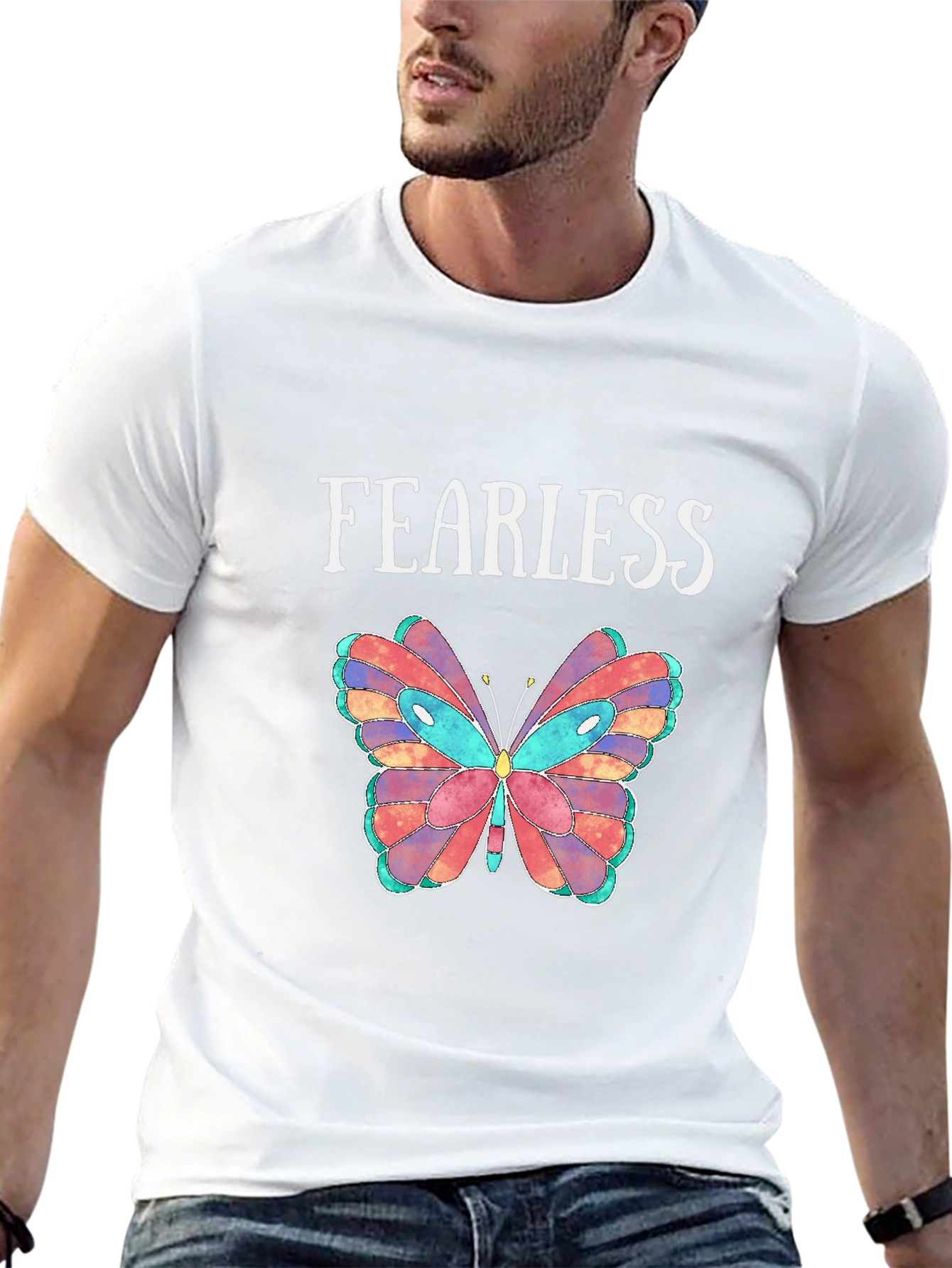 Fearless Butterfly Graphic T-Shirt - Unisex