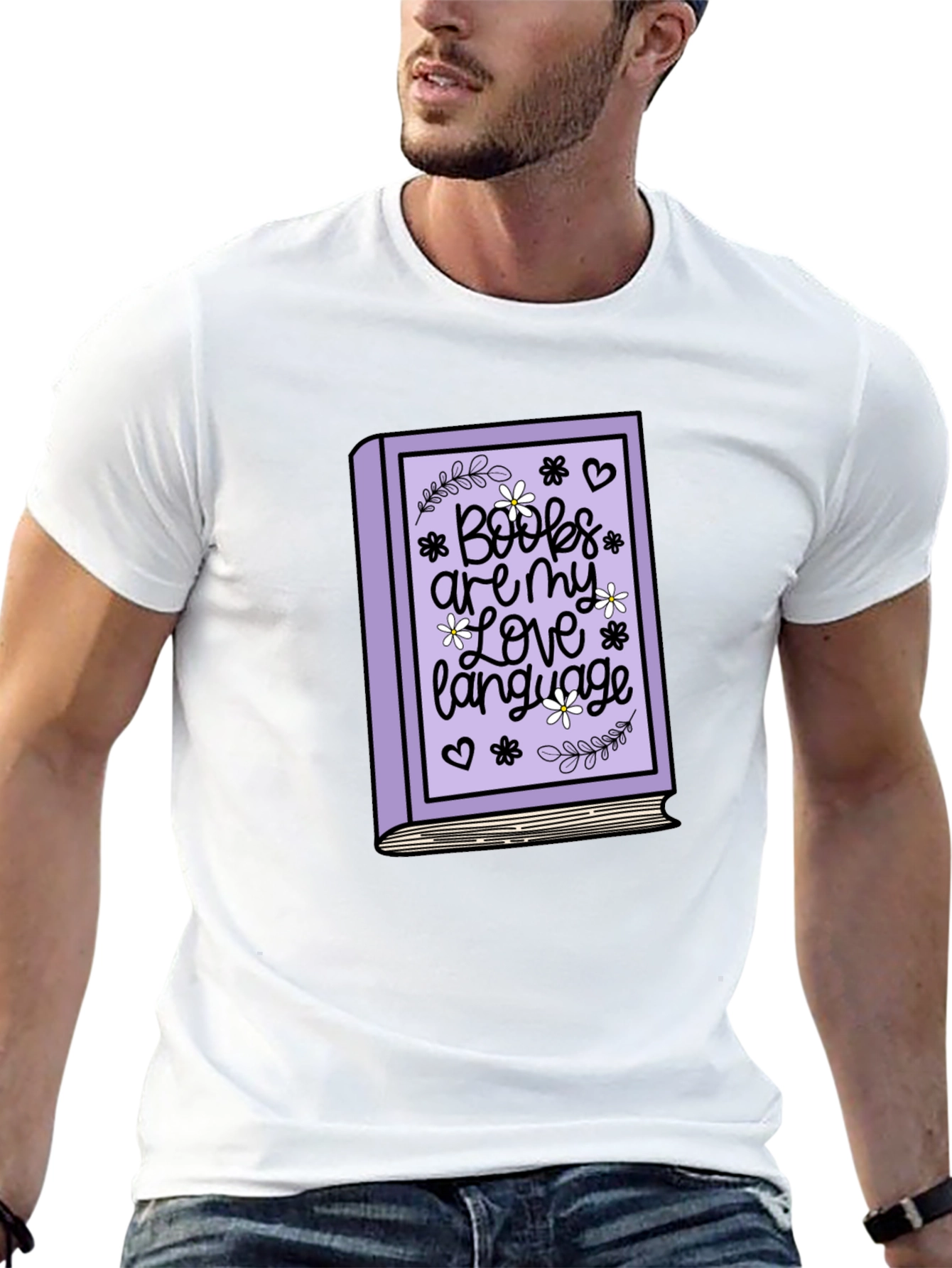 Boobs Are My Love Language Black T-Shirt
