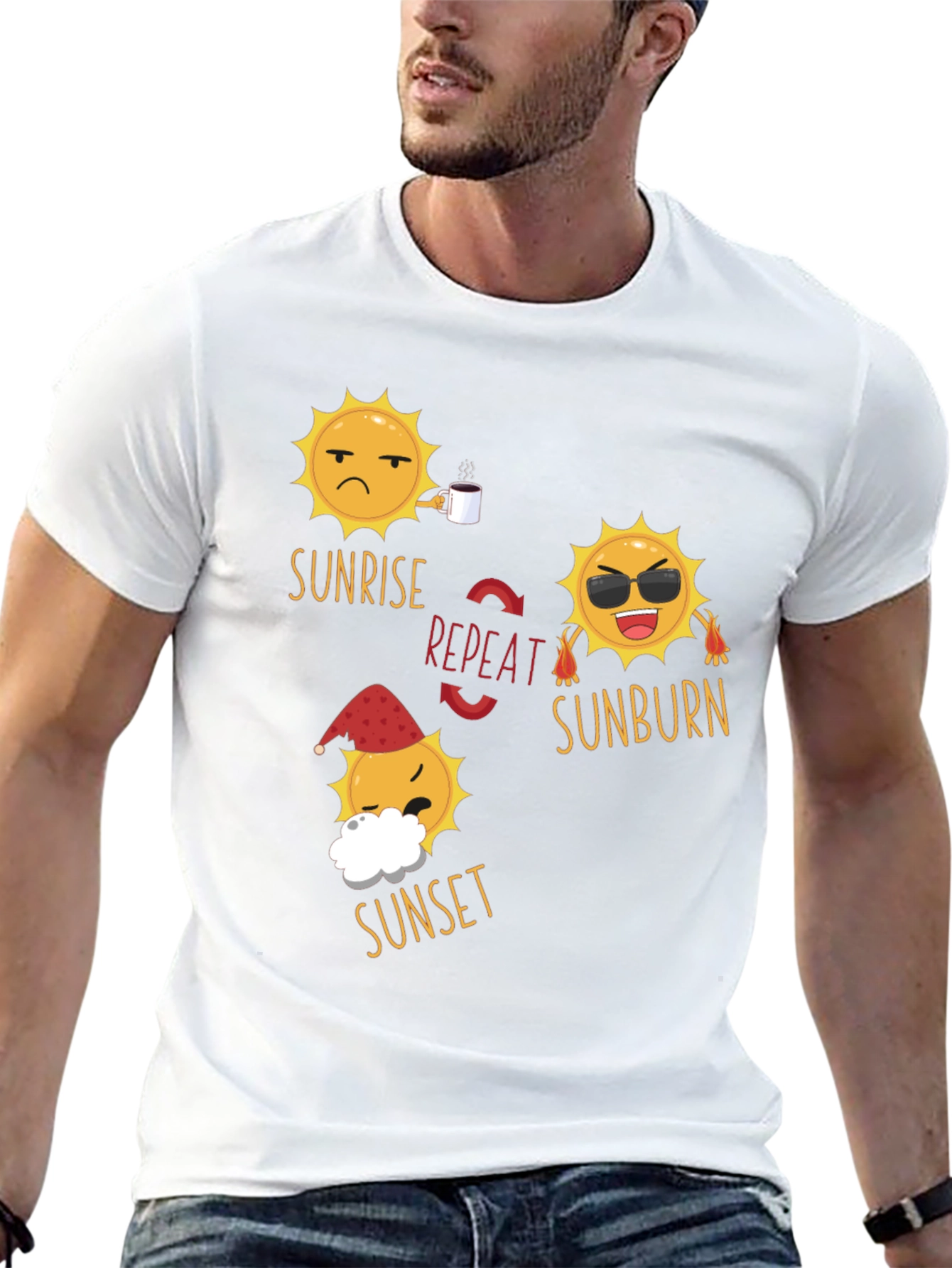 Sunrise Sunset Repeat T-Shirt