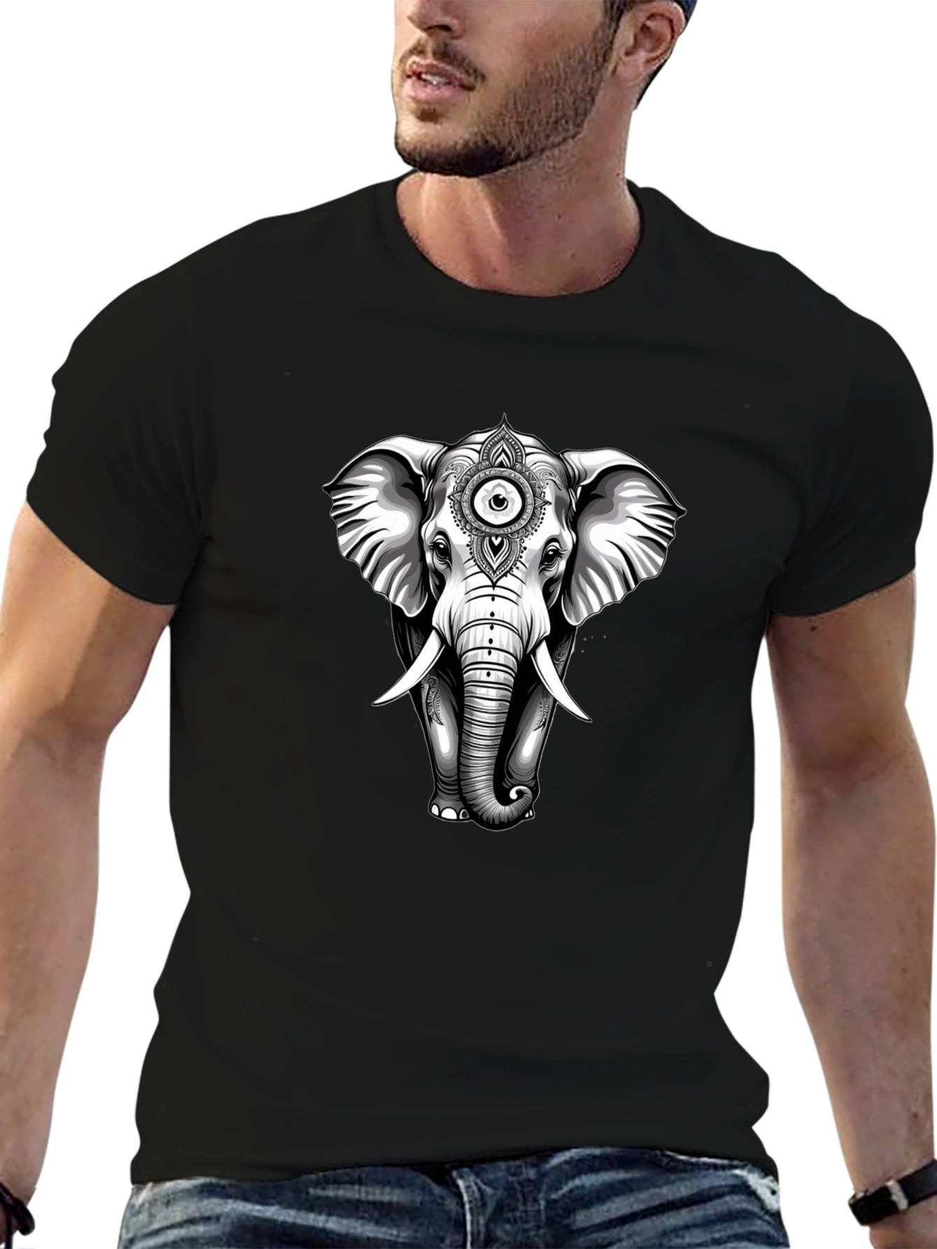 Elephant Graphic Tee - Third Eye Design