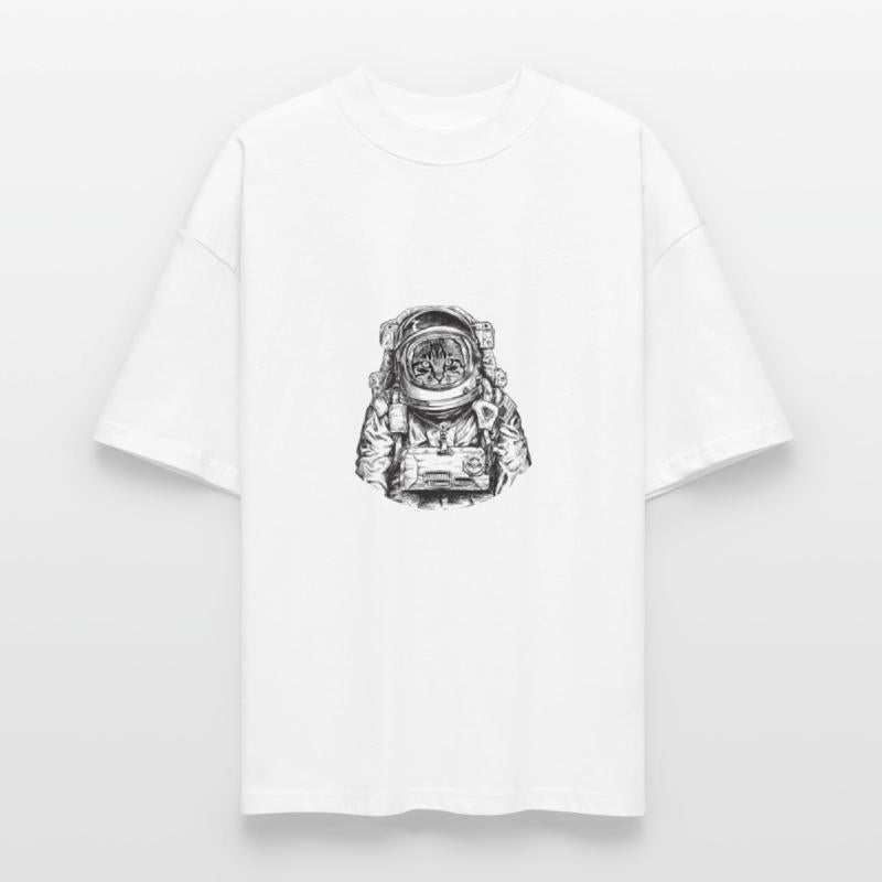 Cat Astronaut Outer Space Kitty Moon Cool Kitten