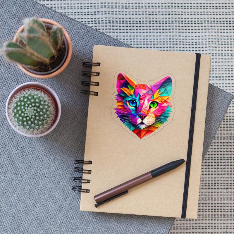 cat logo on the occasion of Valentines Day