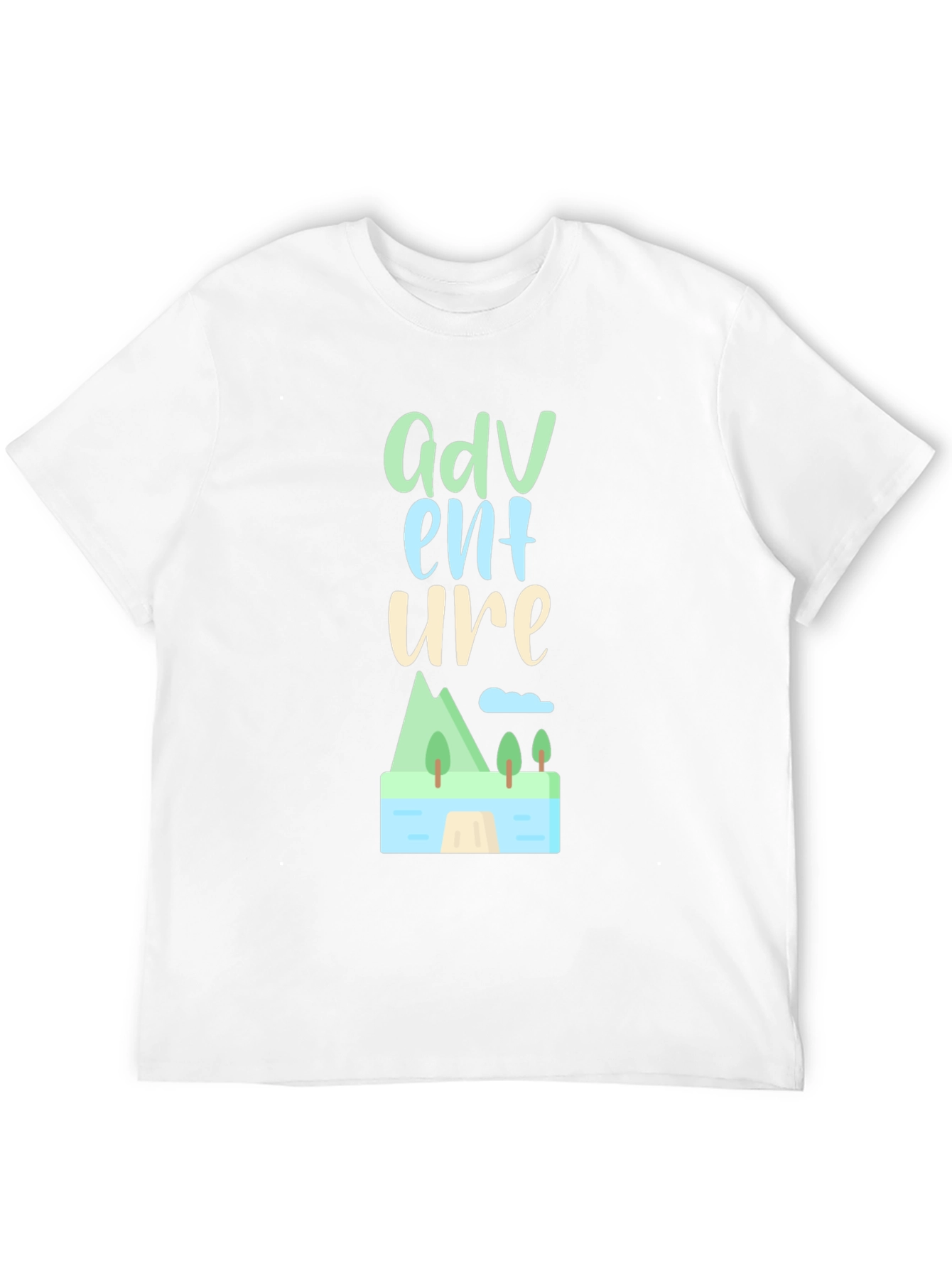 Adventure Graphic Tee - Stylish Black Cotton T-Shirt