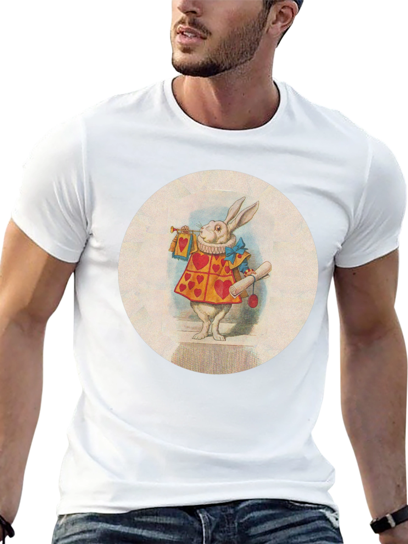 White Rabbit T-Shirt - Wonderland Style