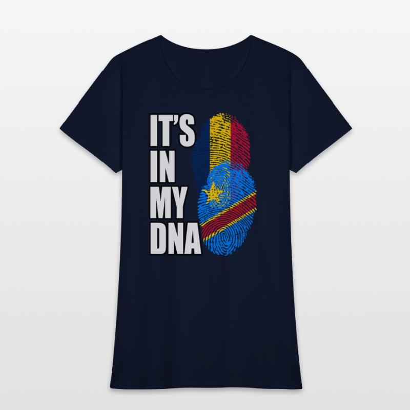 Chadian And Congolese Mix Heritage DNA Flag