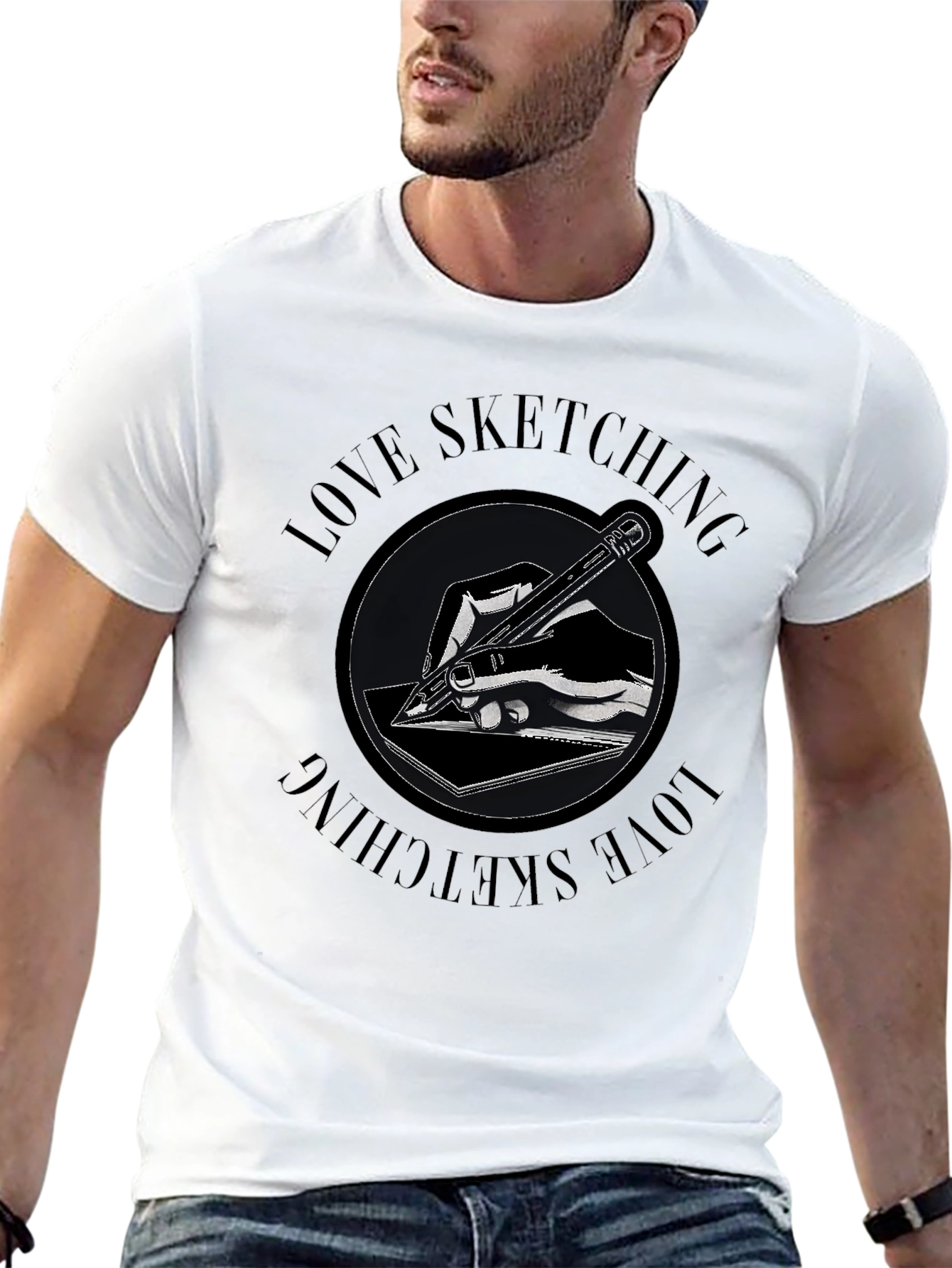 Love Sketching Graphic Tee - Artists T-Shirt