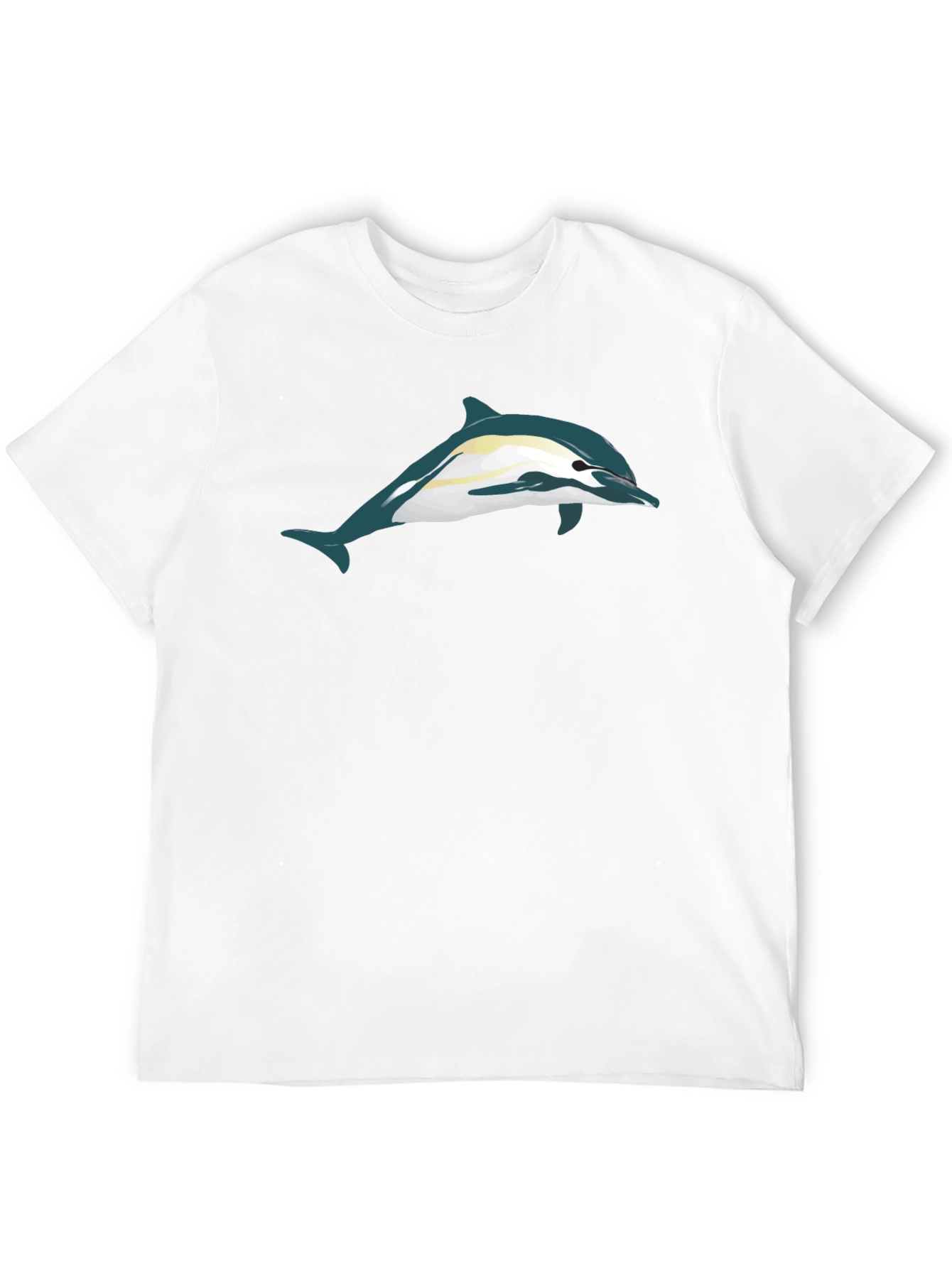 Dolphin Graphic Black T-Shirt