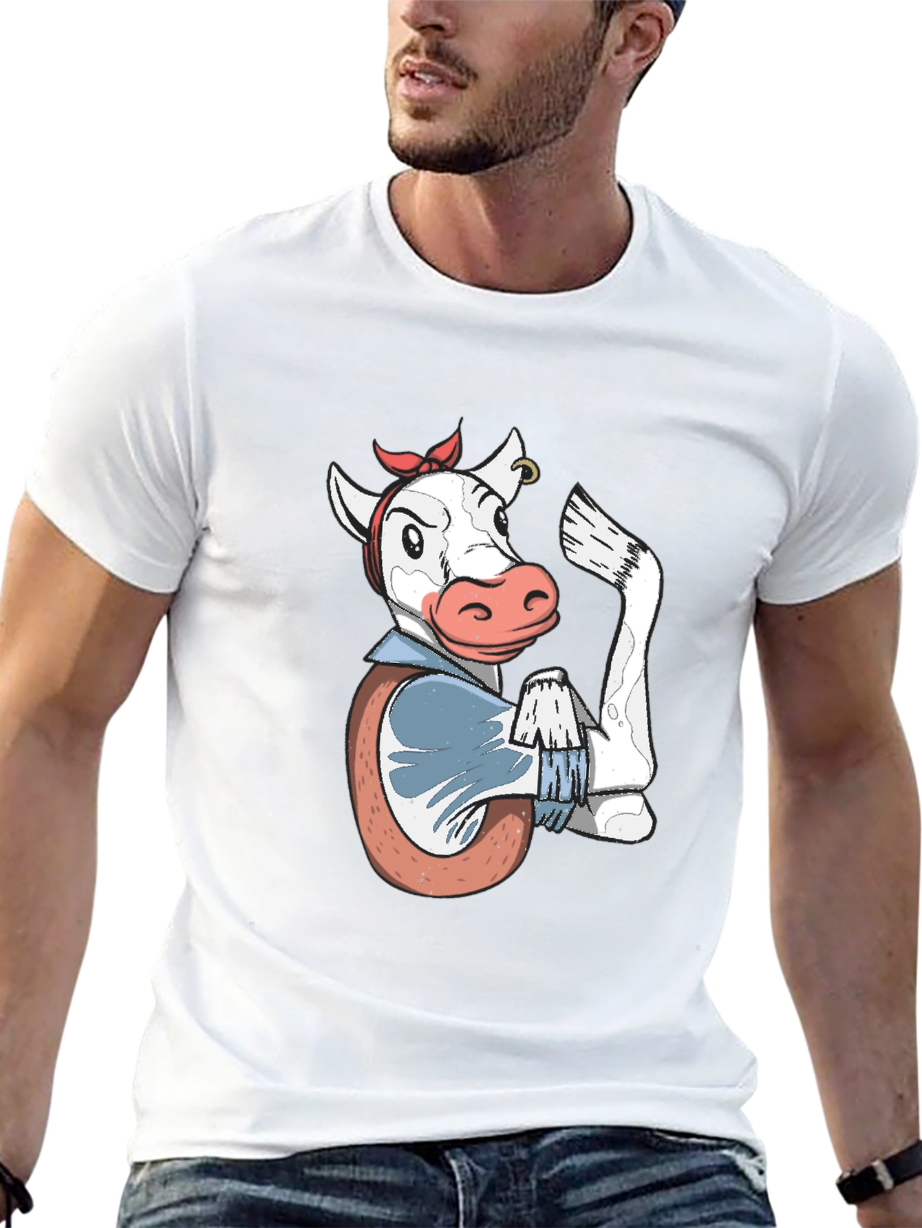 Cowgirl Power T-Shirt - Black Cotton Tee