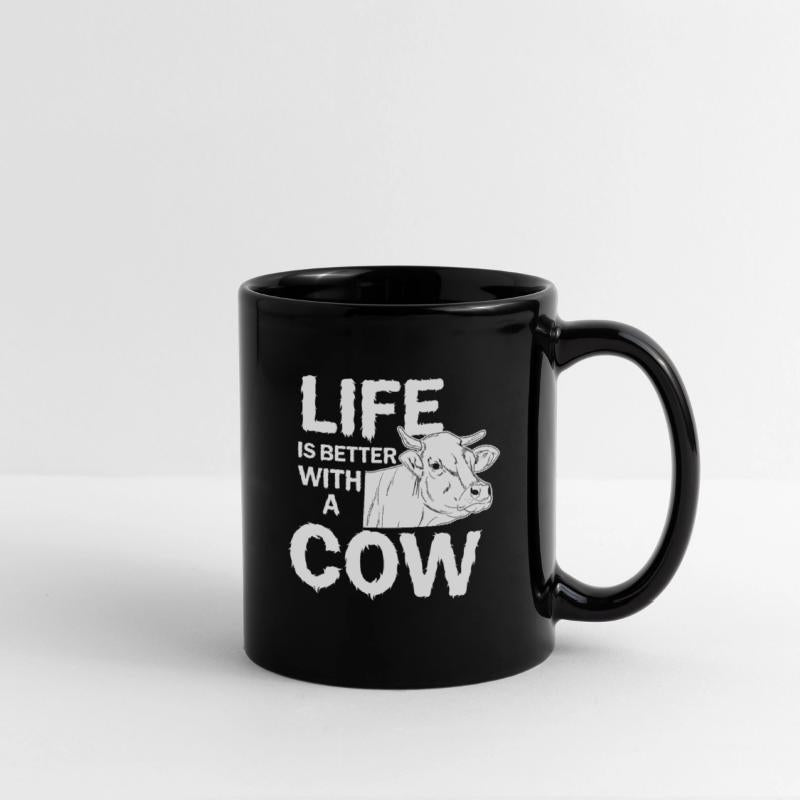 Cow life farm animal milk