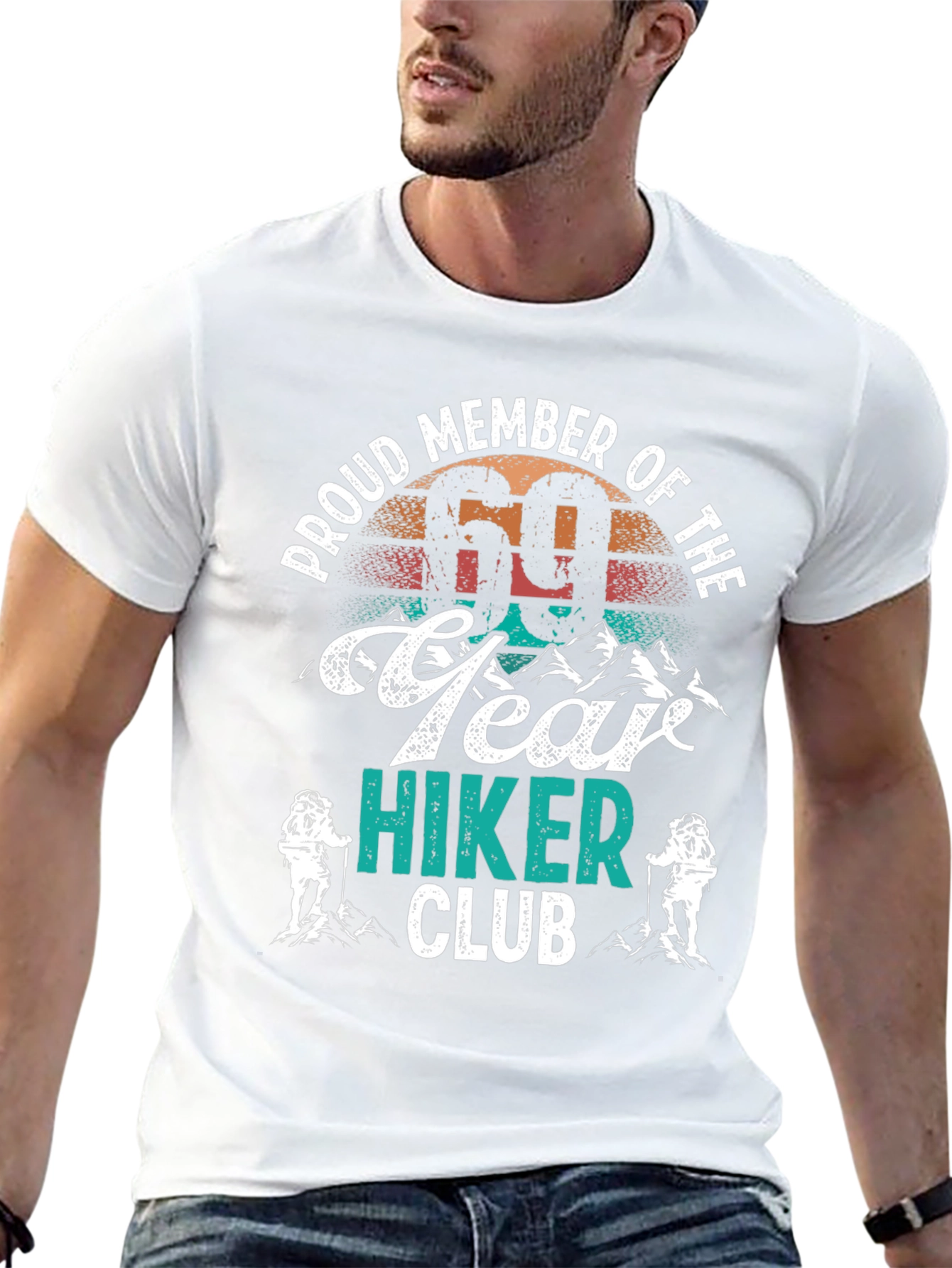 Proud 69 Year Hiker Club T-Shirt