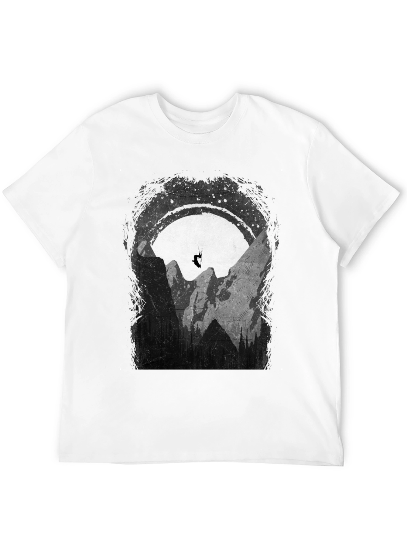 Mountain Paragliding Graphic T-Shirt - Adventure Ready!