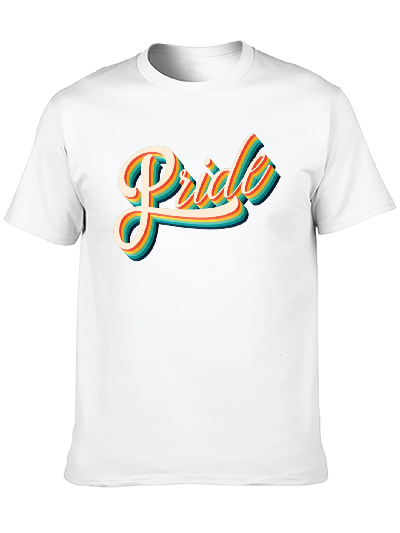 Retro Pride T-Shirt - LGBTQ+ Rainbow Graphic Tee