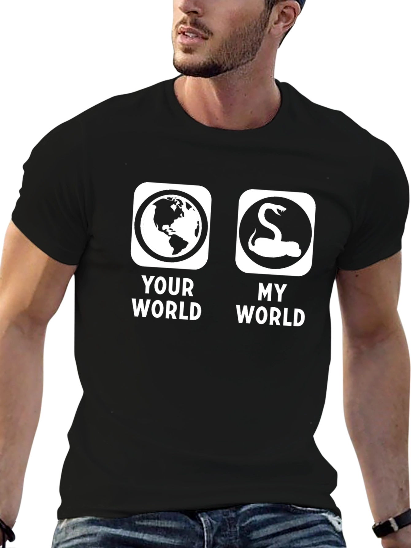 Your World My World Snake T-Shirt
