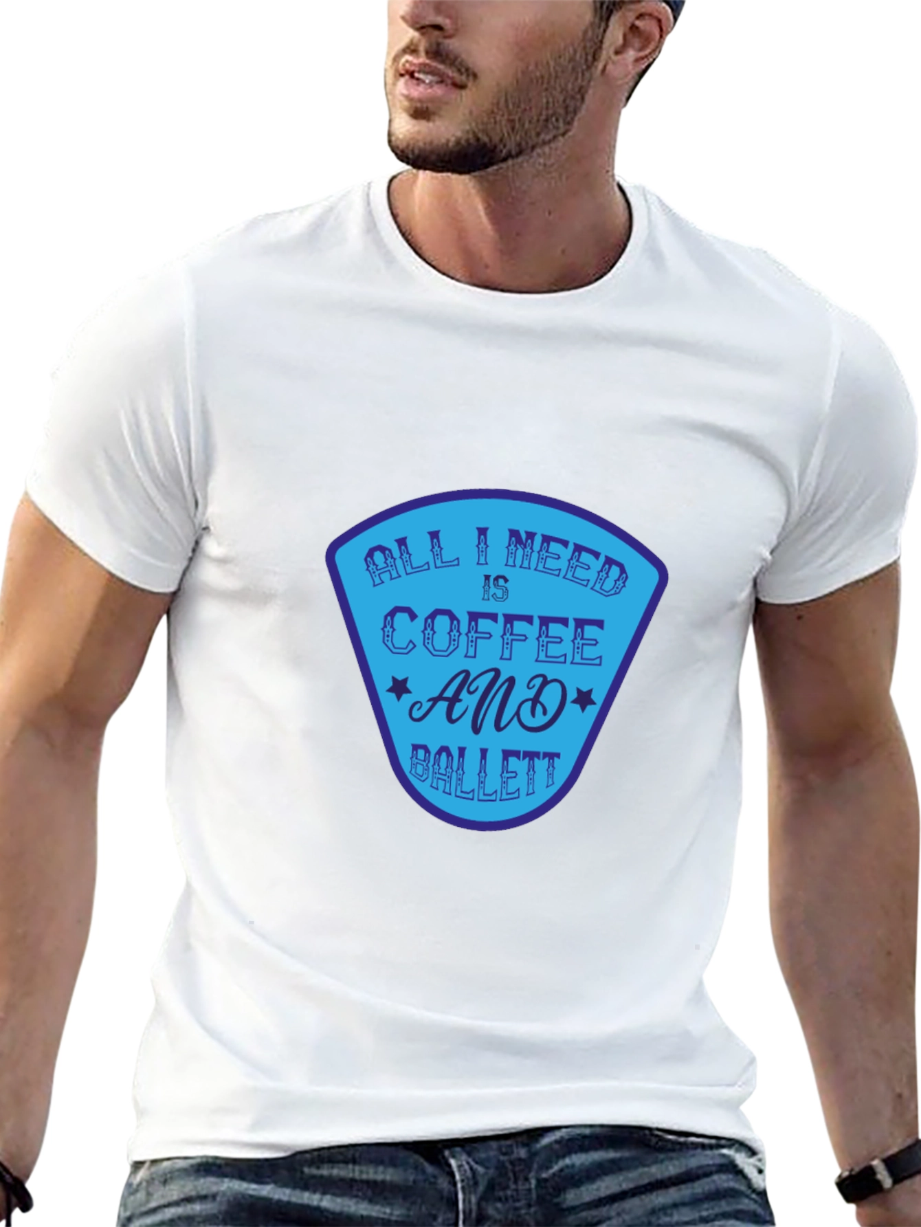 Coffee & Ballet T-Shirt - Unisex Black Tee