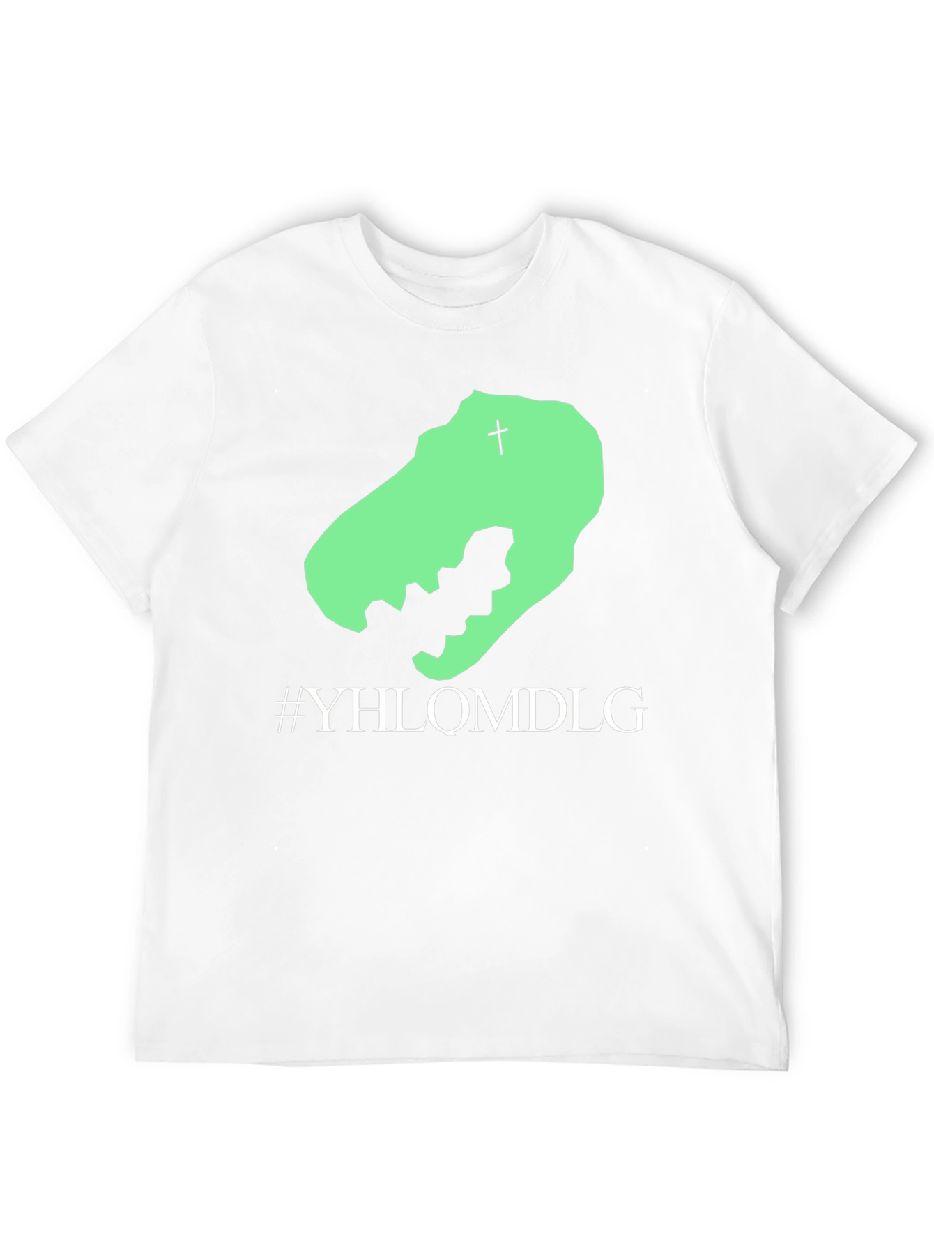 YHLQMDLG Dinosaur Graphic Tee - Black