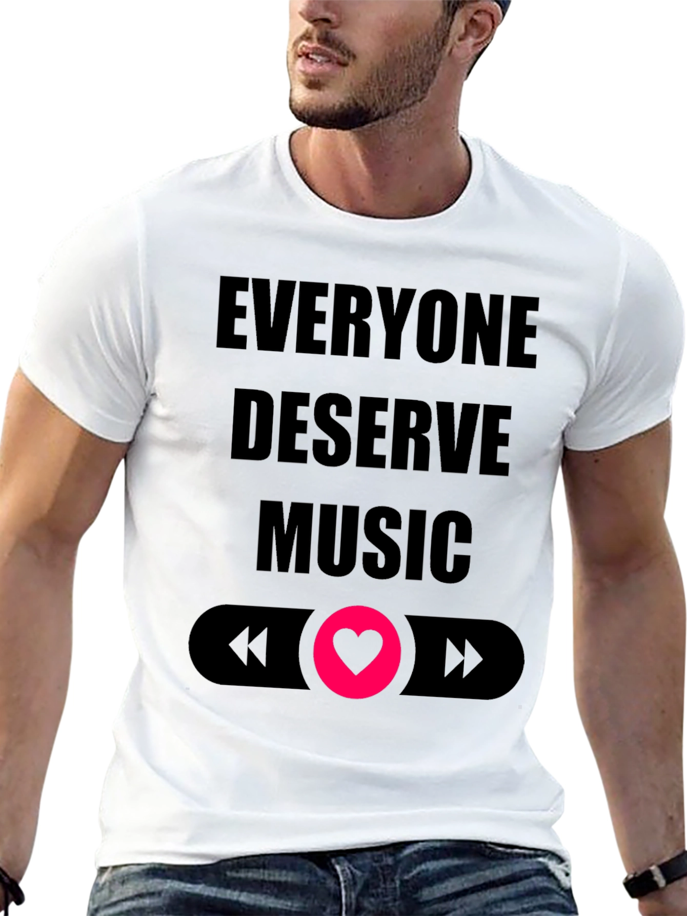 Everyone Deserves Music Graphic T-Shirt