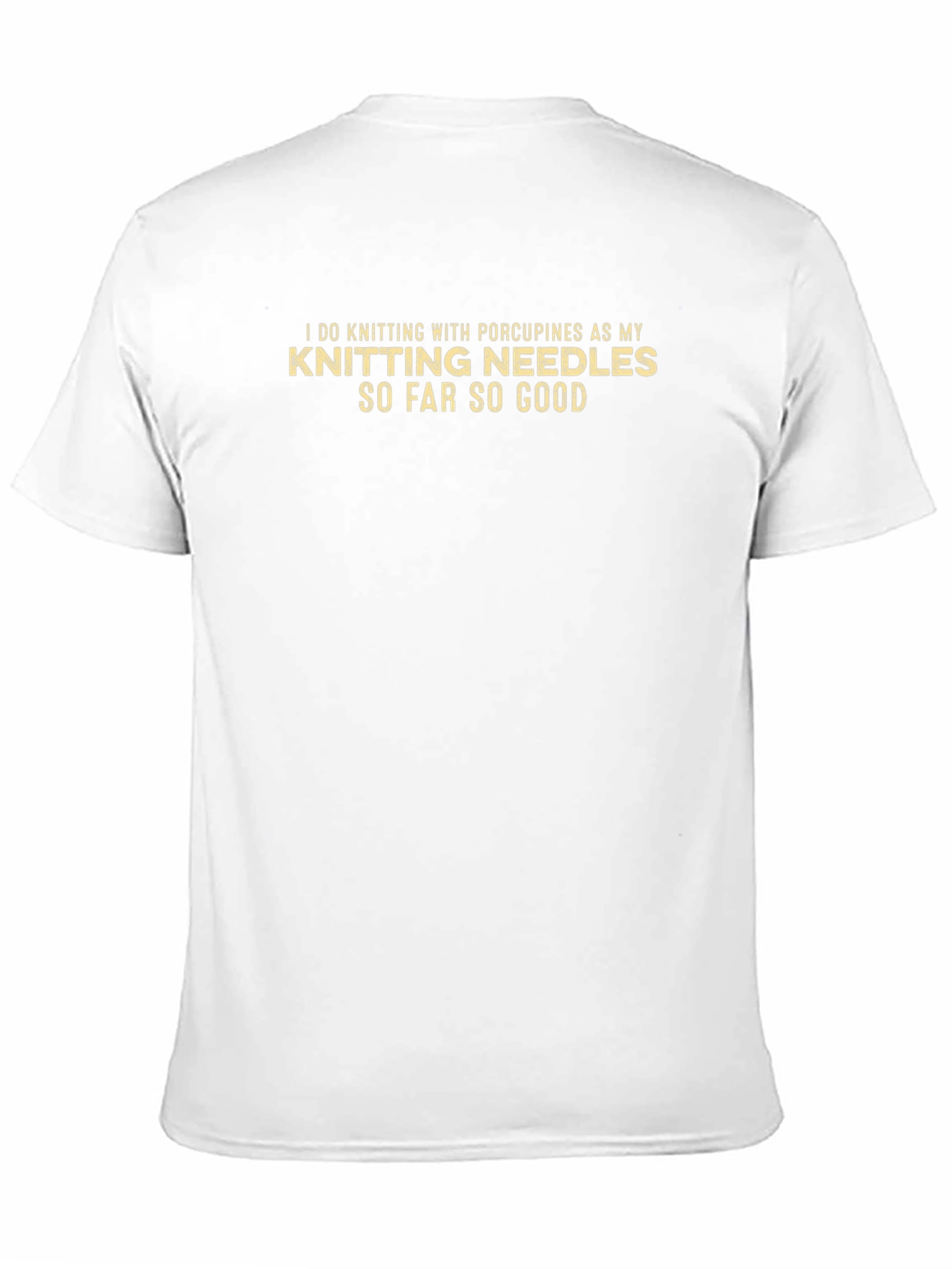 Knitting Needles Funny Graphic Tee