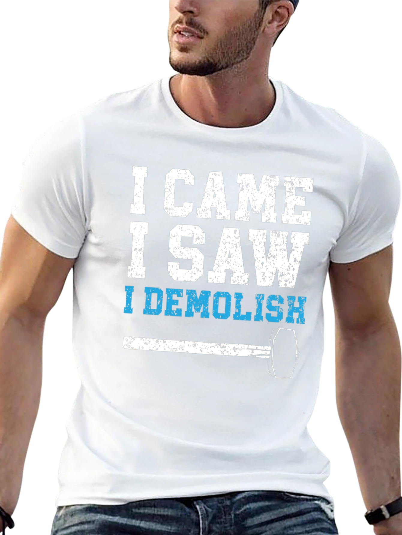 I Came I Saw I Demolish Black T-Shirt