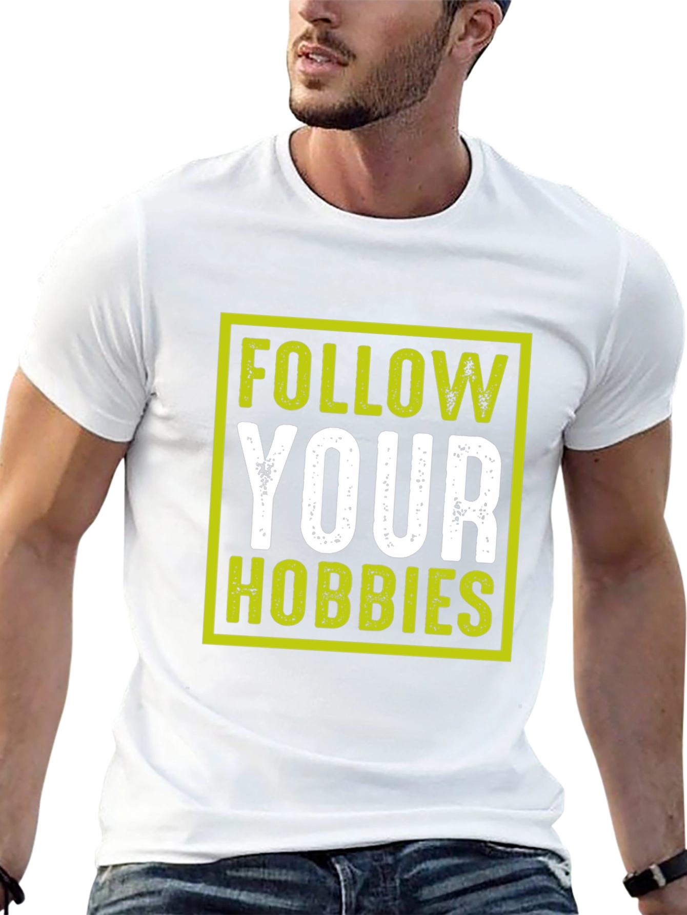 Follow Your Hobbies Graphic T-Shirt