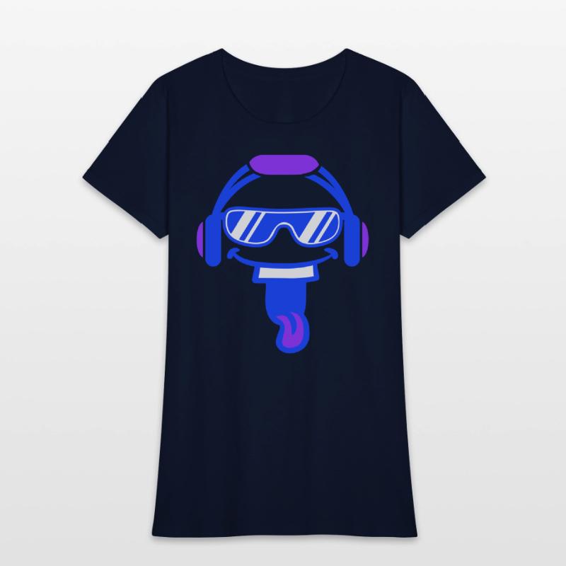 DJ Face Laughing Happy Head Sunglasses Music Party