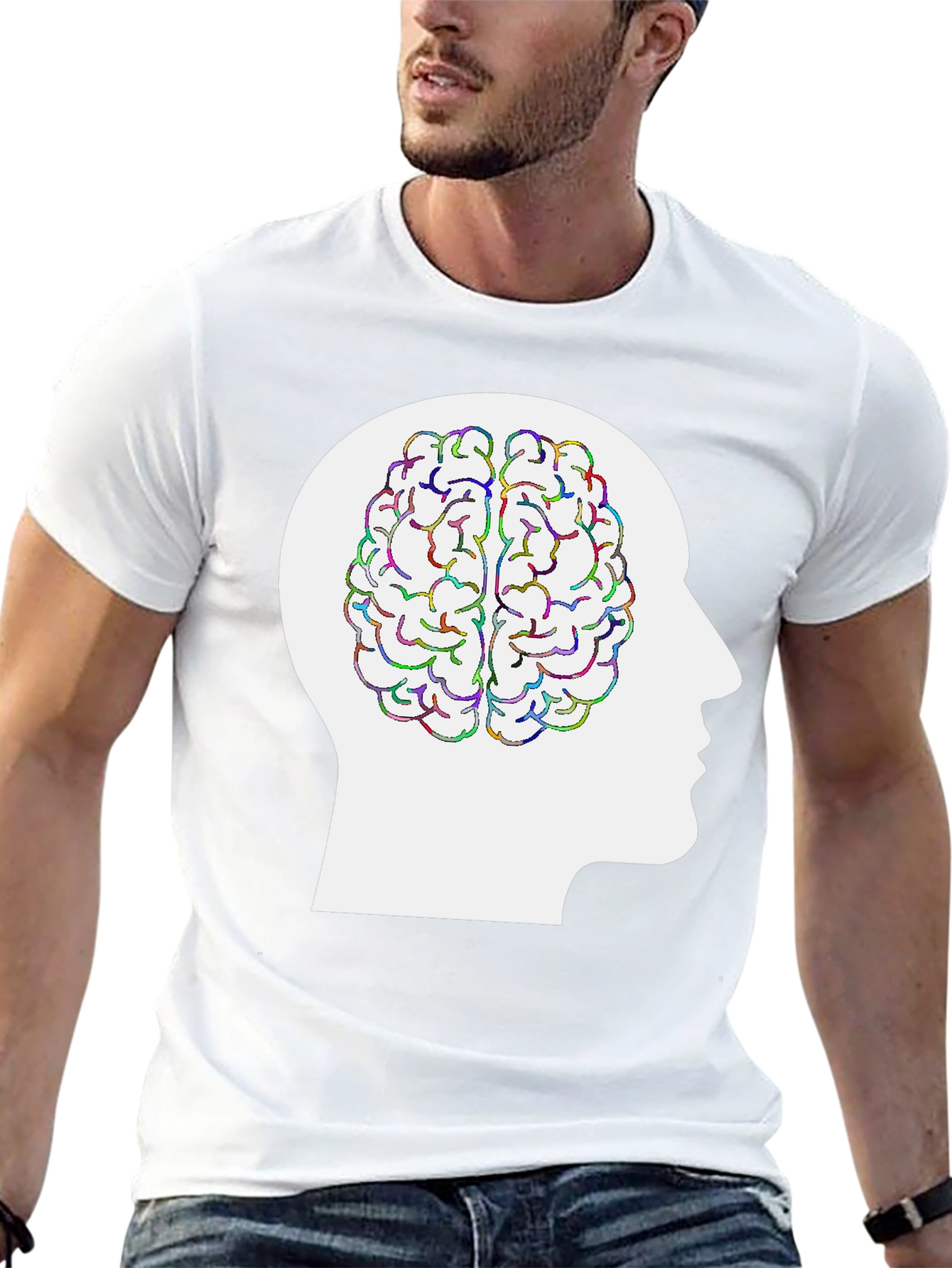 Brainy Head Tee - Creative Mind T-Shirt