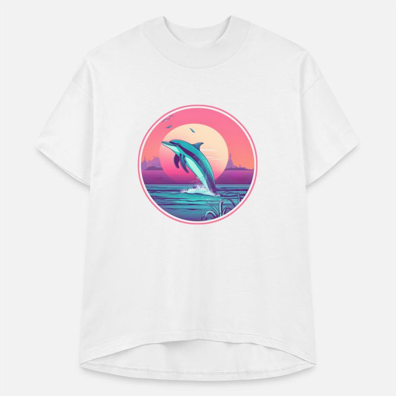 Dolphin Lovers Retro Style