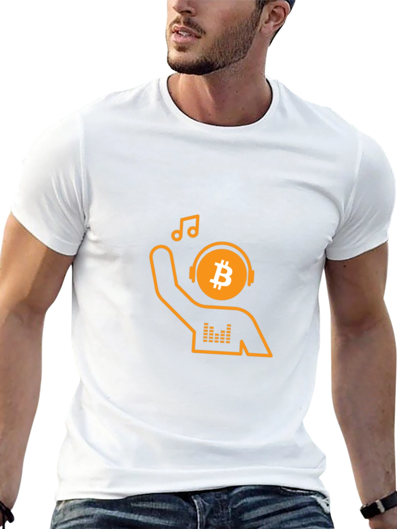 Bitcoin DJ T-Shirt - Crypto Music Lover Tee