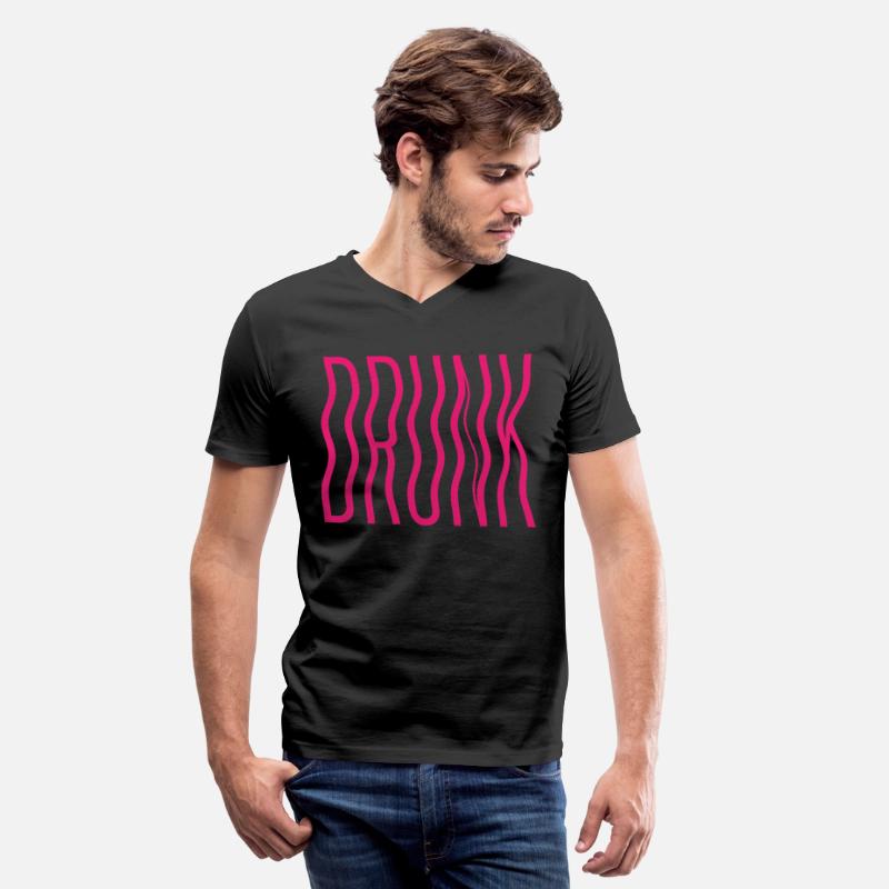 DRUNK – Wavy Text Party Design