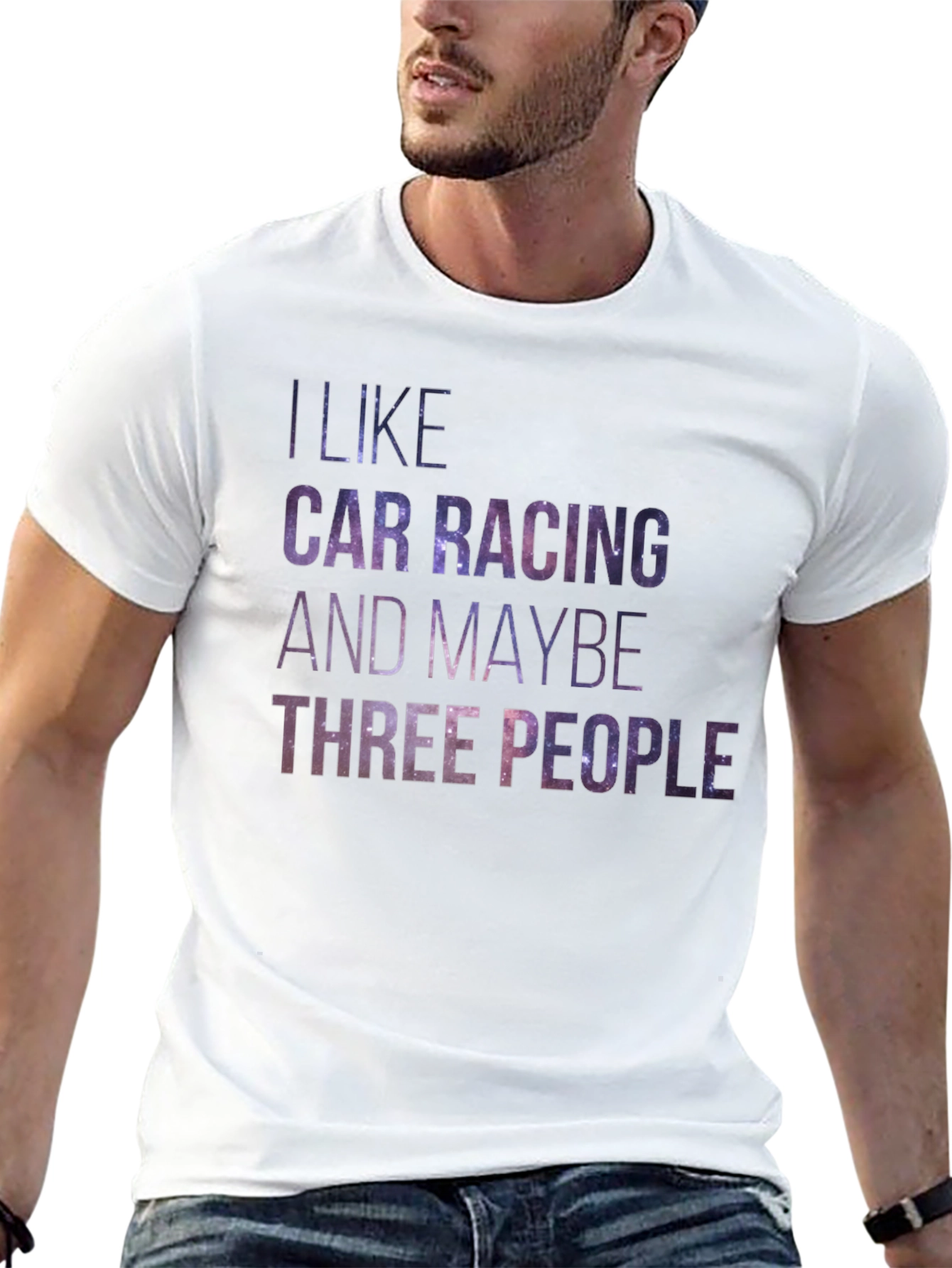 I Like Car Racing Graphic T-Shirt