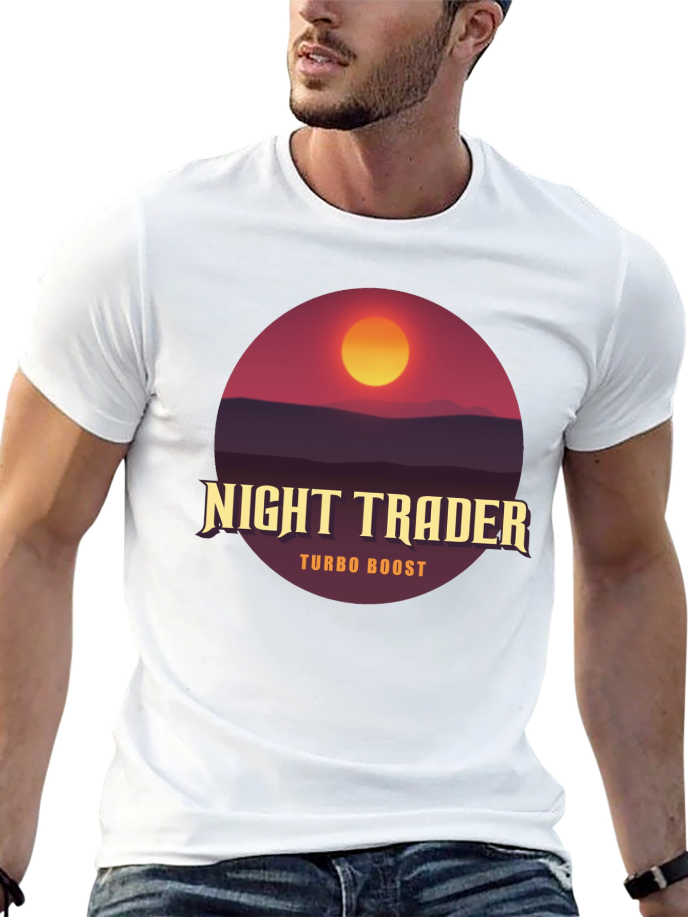 Night Trader Turbo Boost Graphic T-Shirt