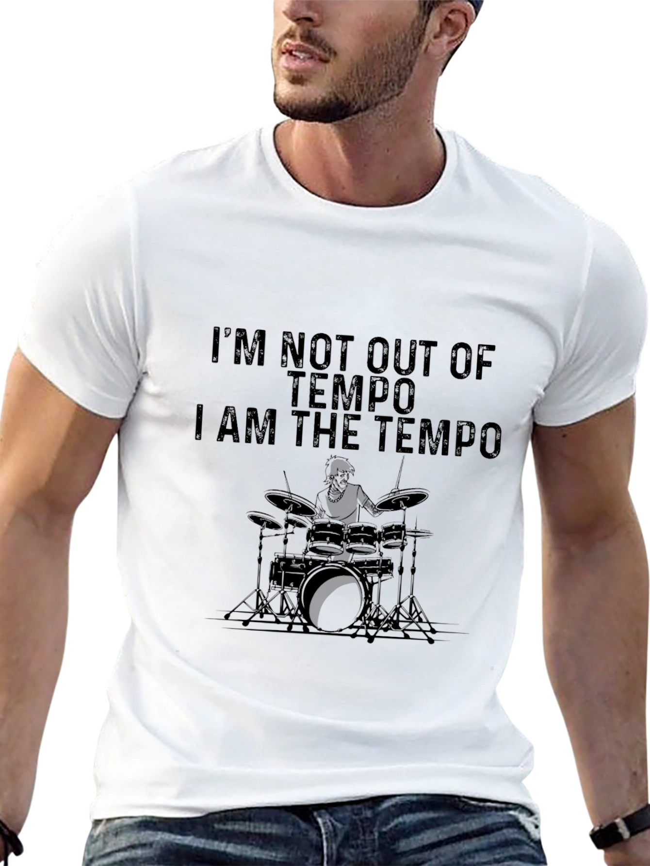 I Am The Tempo Drummer T-Shirt