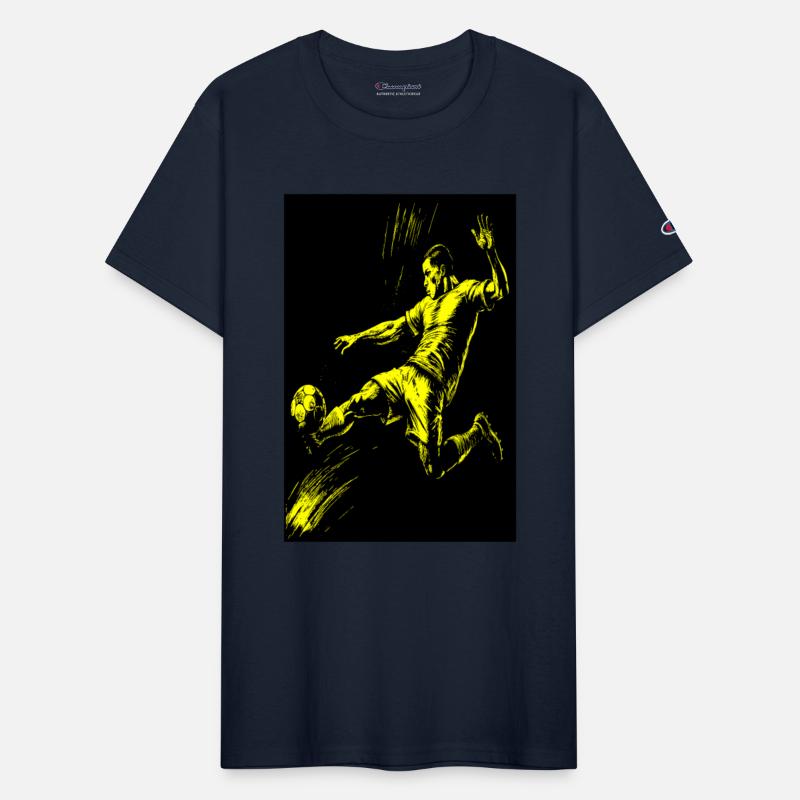 Dynamic Footballer,Illustration of Football Player
