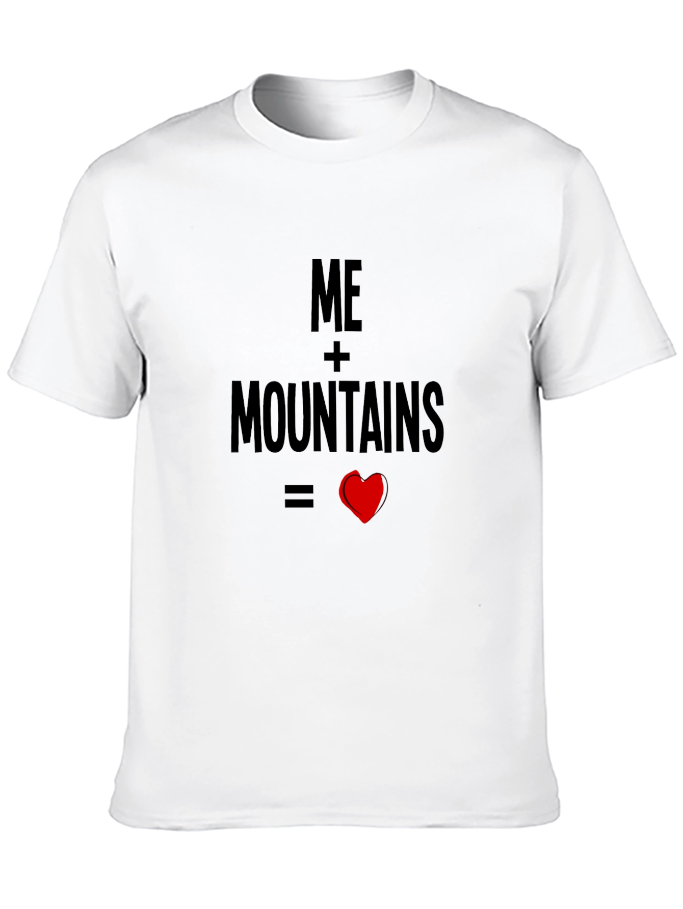 Me + Mountains Heart Graphic Tee