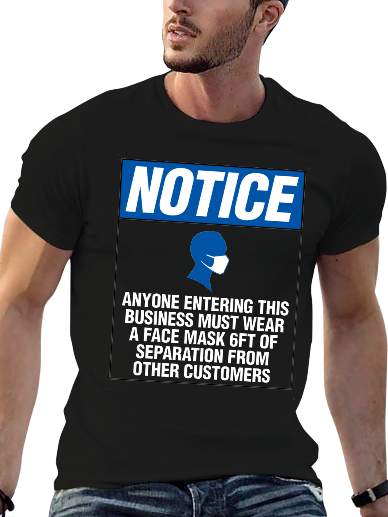 Notice Face Mask Required T-Shirt