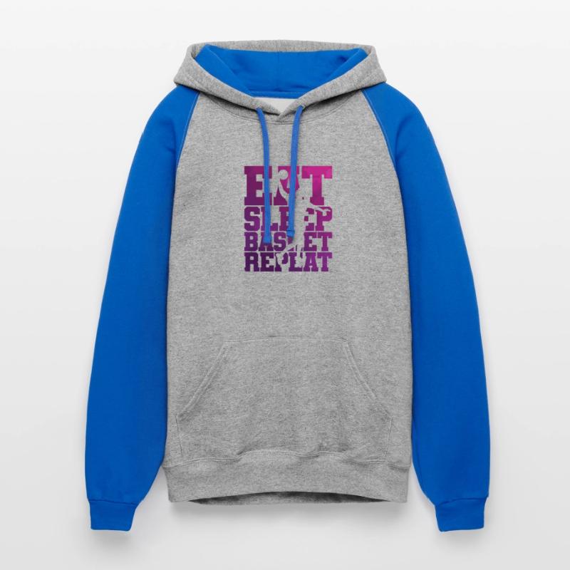 Eat Sleep Basketball Repeat Ball Sports USA