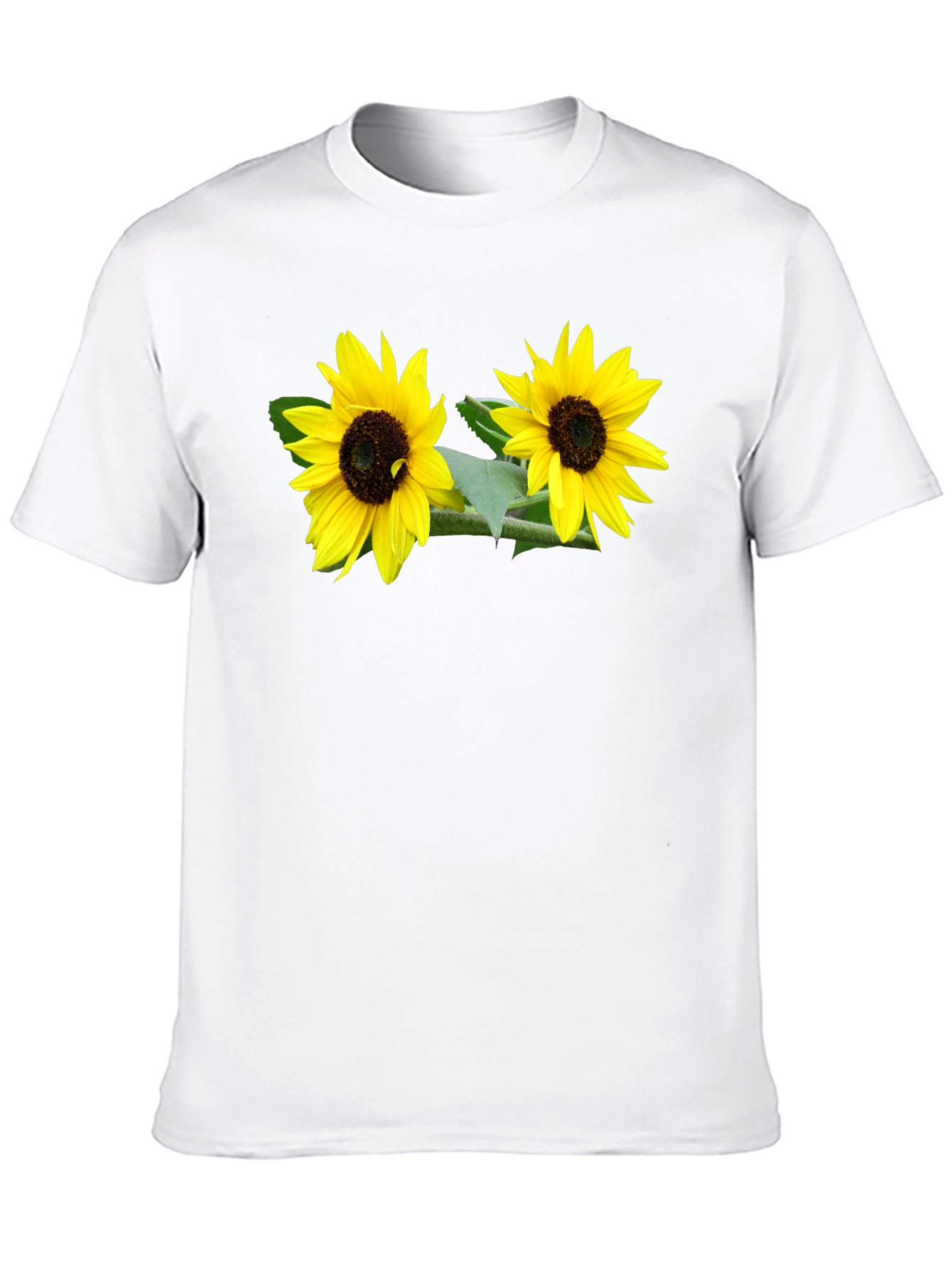 Sunflower Graphic Black T-Shirt