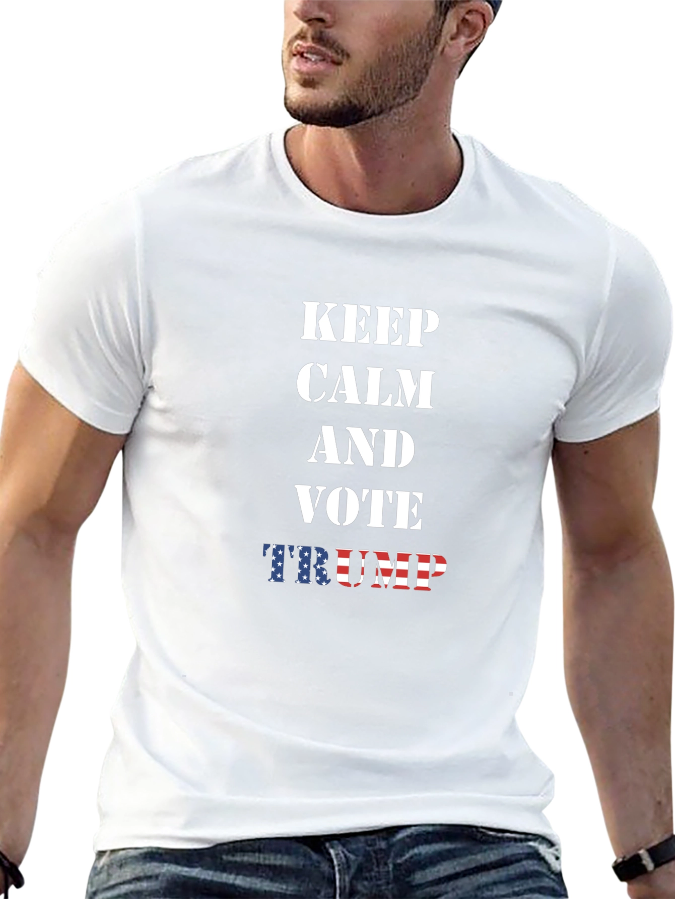 Keep Calm & Vote Trump Graphic Tee
