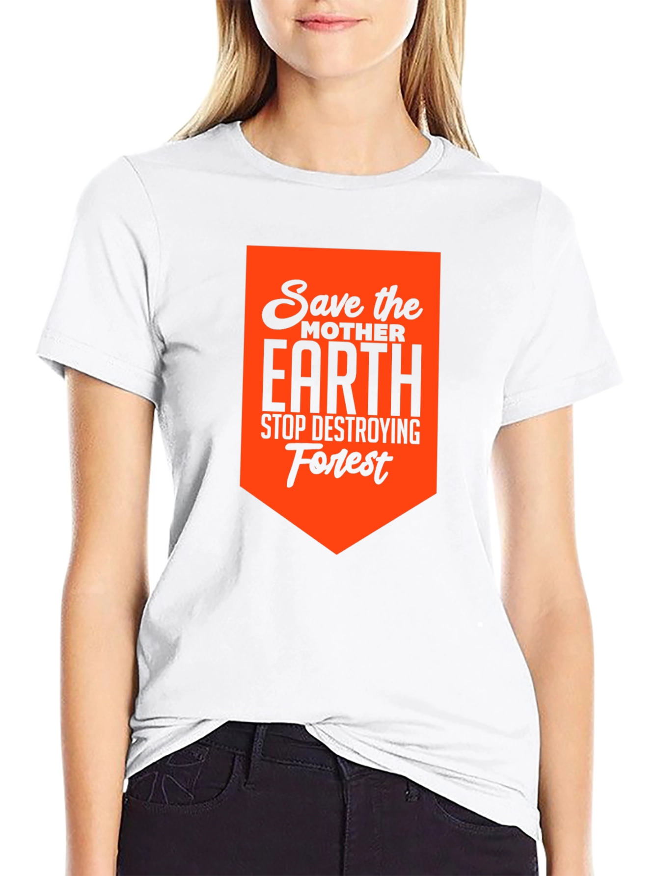 Save the Earth T-Shirt - Black Environmental Tee