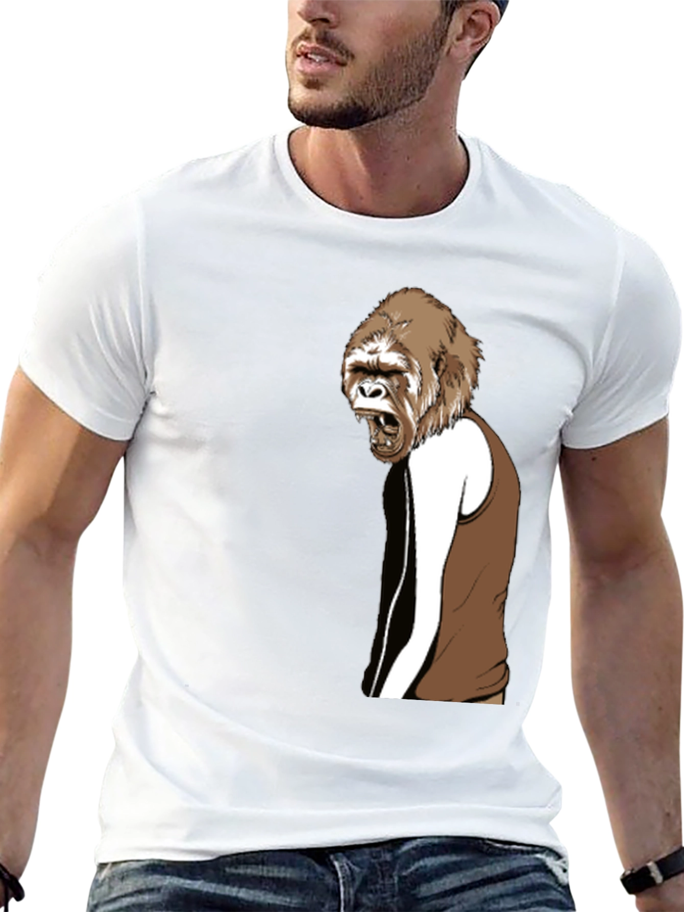 Gorilla Graphic Tee - Black T-Shirt
