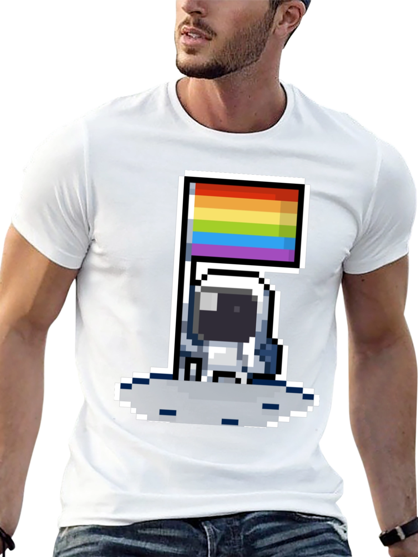 Pixel Pride Astronaut T-Shirt
