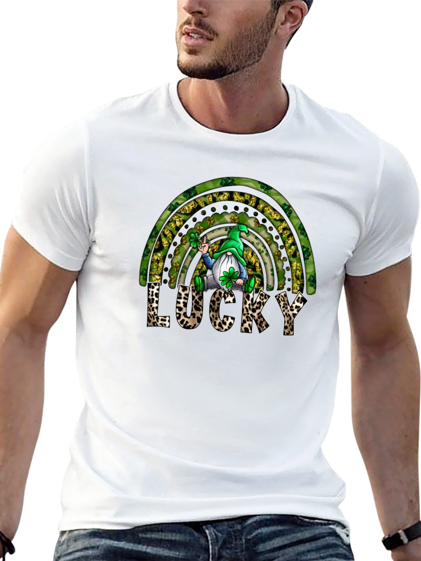 Lucky St. Patricks Day Gnome T-Shirt