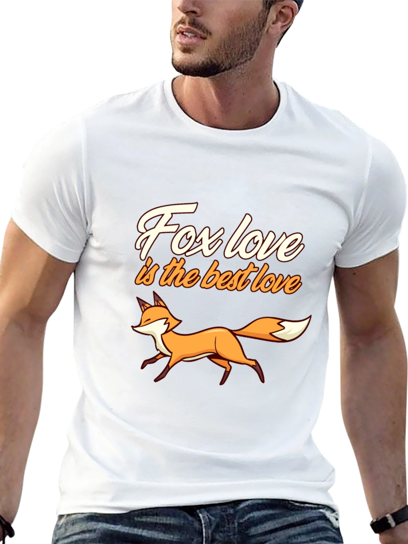 Fox Love T-Shirt - Best Love Graphic Tee