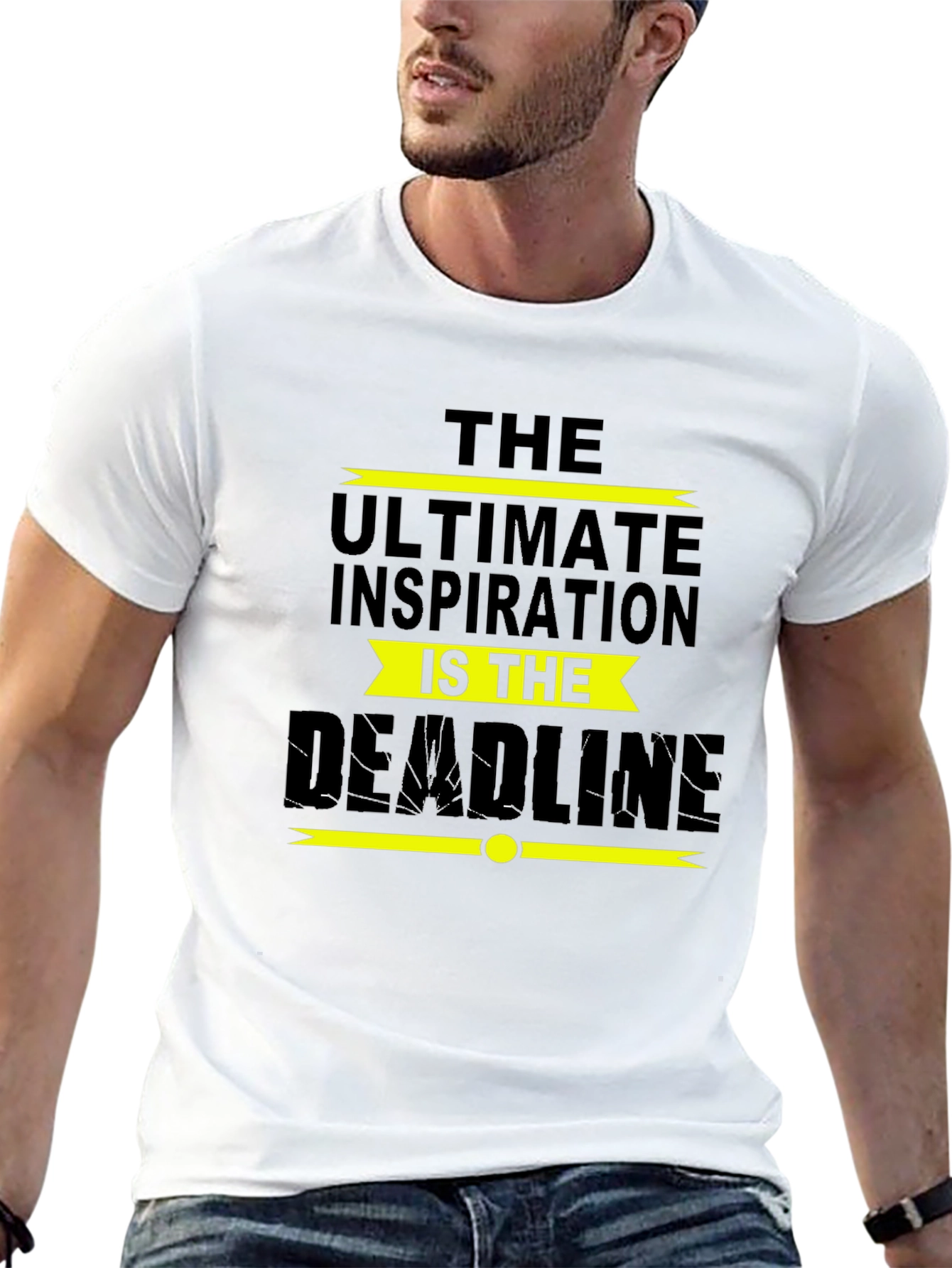 Inspirational Deadline Black T-Shirt