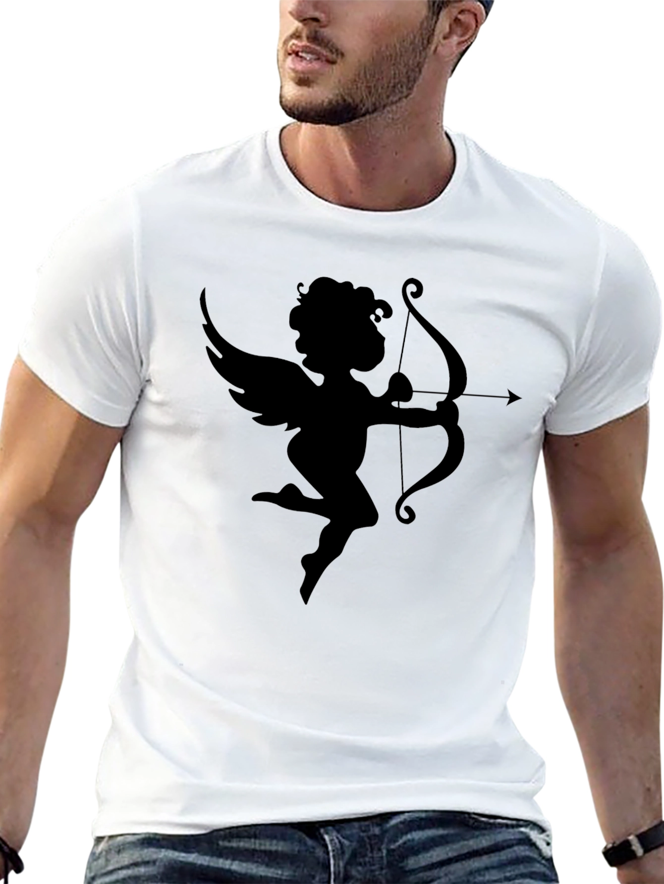 Cupid Arrow T-Shirt - Black Graphic Tee