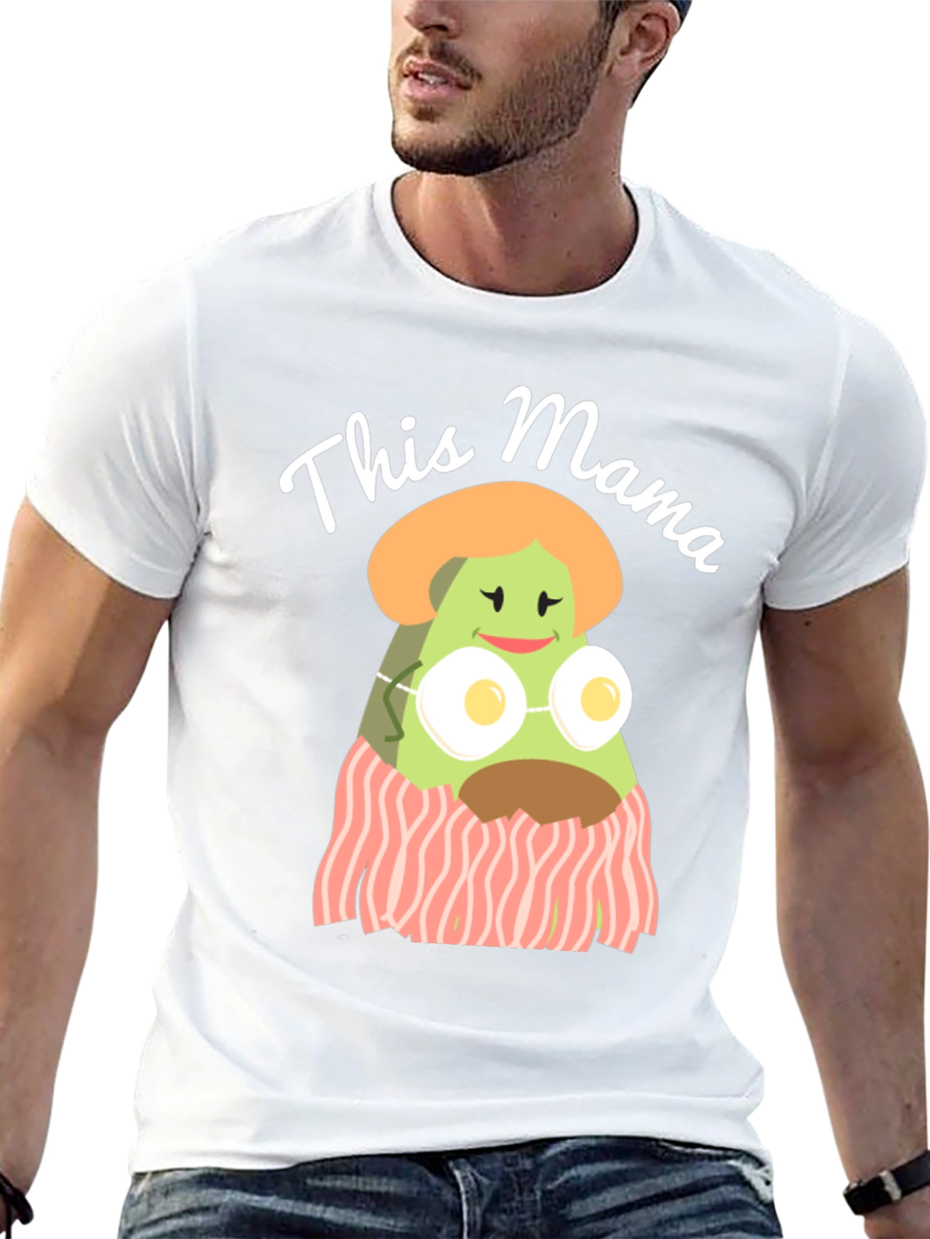 This Mama T-Shirt Avocado Bacon Funny Mothers Day